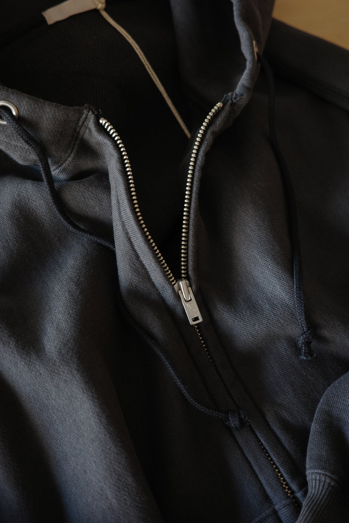 ULTERIOR FADED SILKY TERRY RW ZIP UP PARKA (The BORDER Edit)