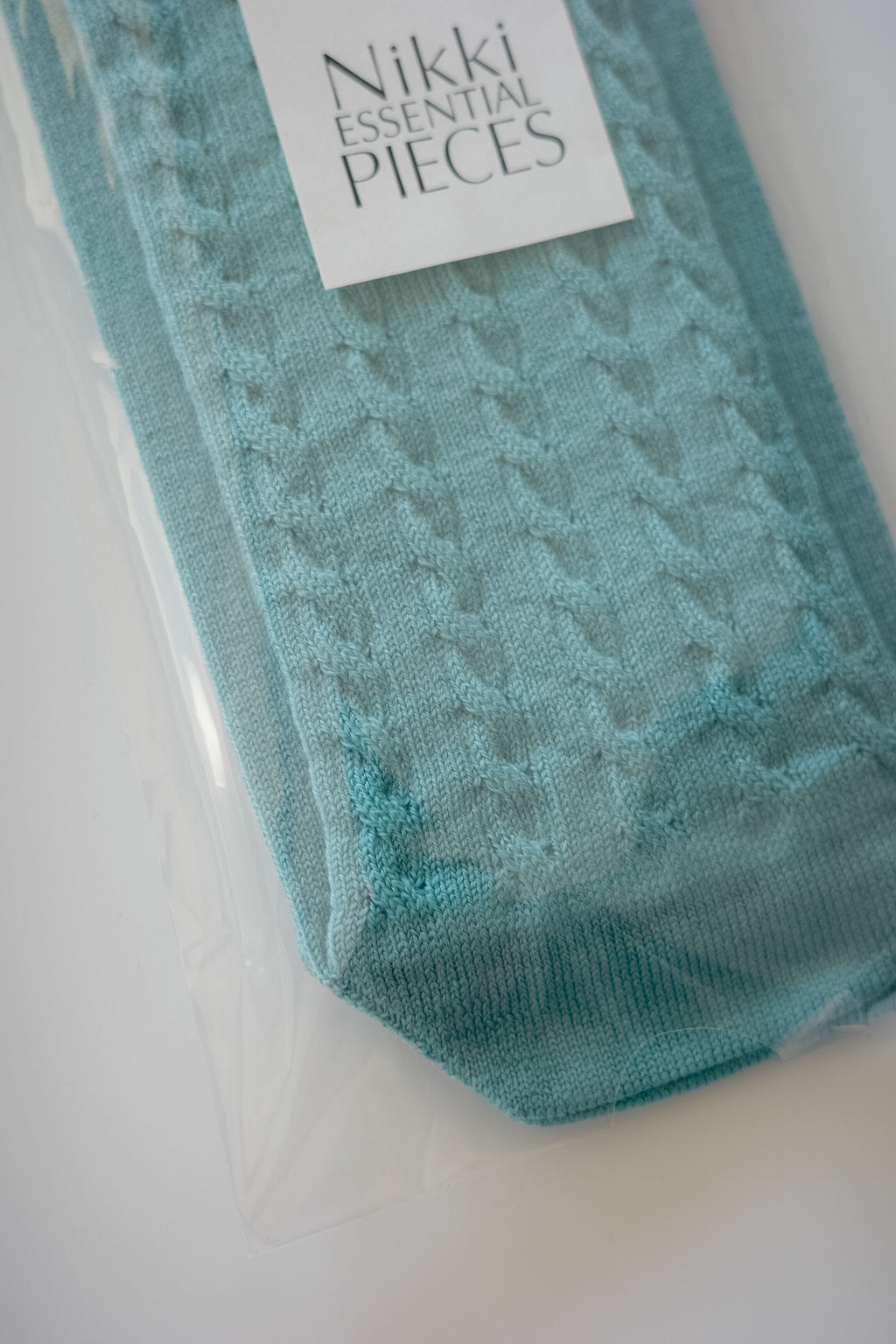 Nikki ESSENTIAL PIECES Wool Cable Stiitch Socks