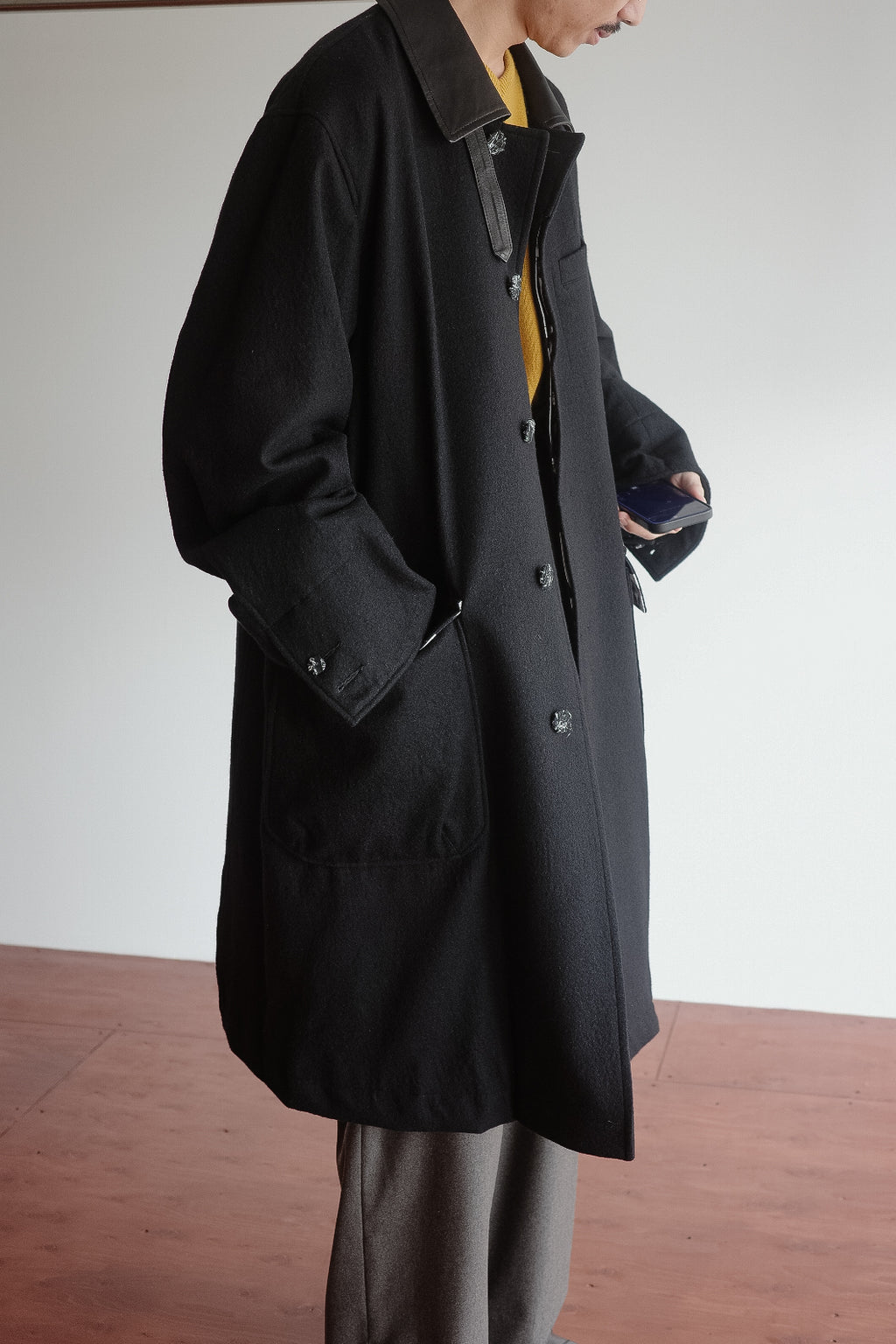 BLACKBIRD bal collar coat