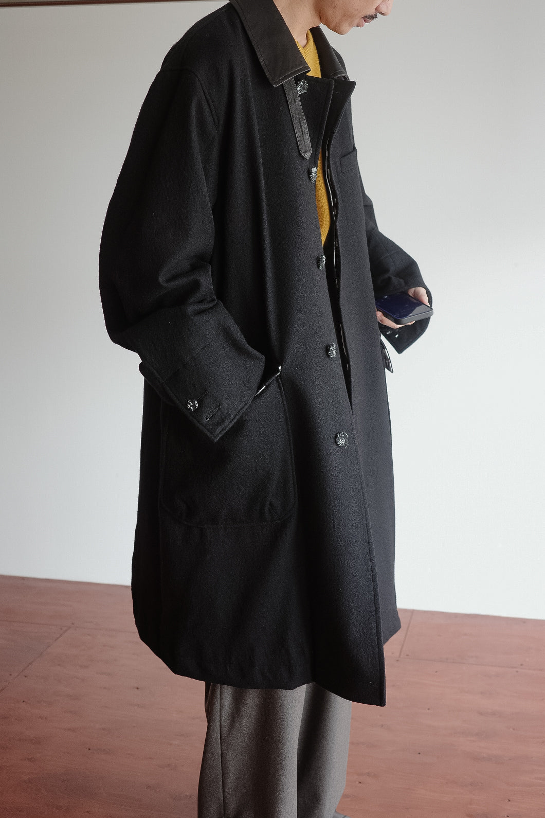 BLACKBIRD bal collar coat