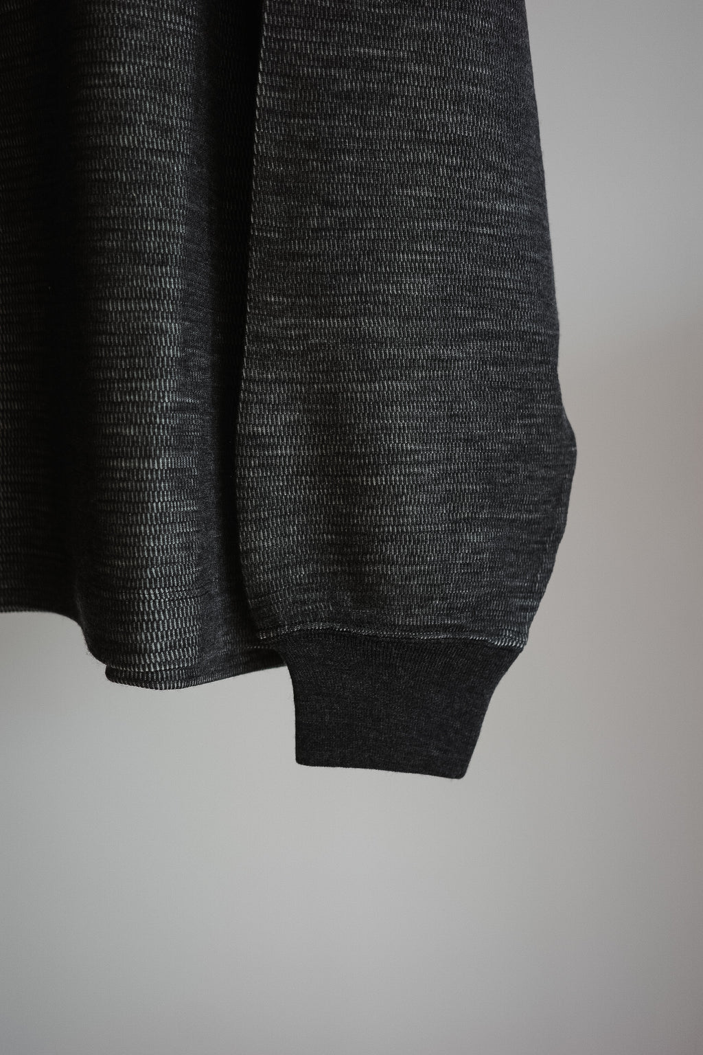 ULTERIOR W/C HONEYCOMB HENLEY-NECK TOP