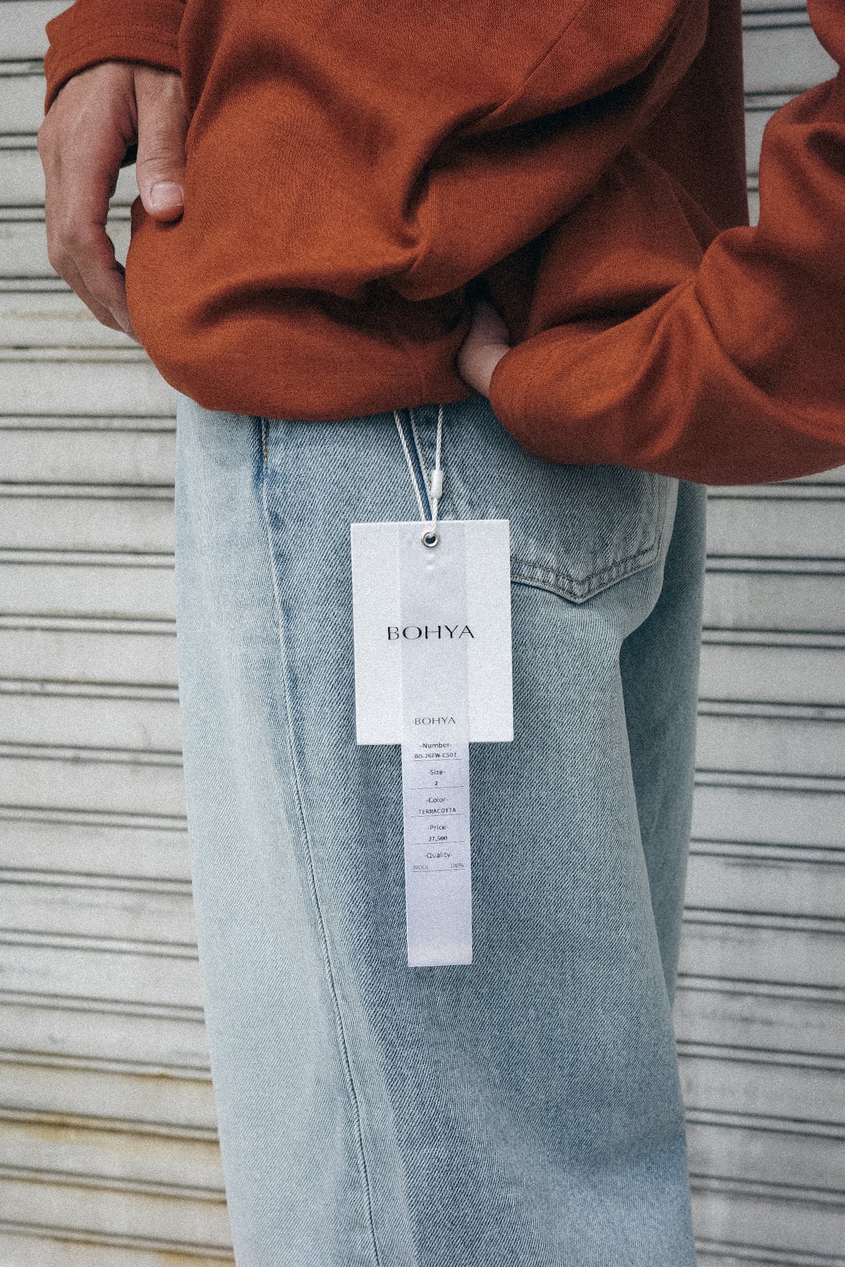 BOHYA BILLIE 5P JEANS -WIDE STRAIGHT- VINTAGE