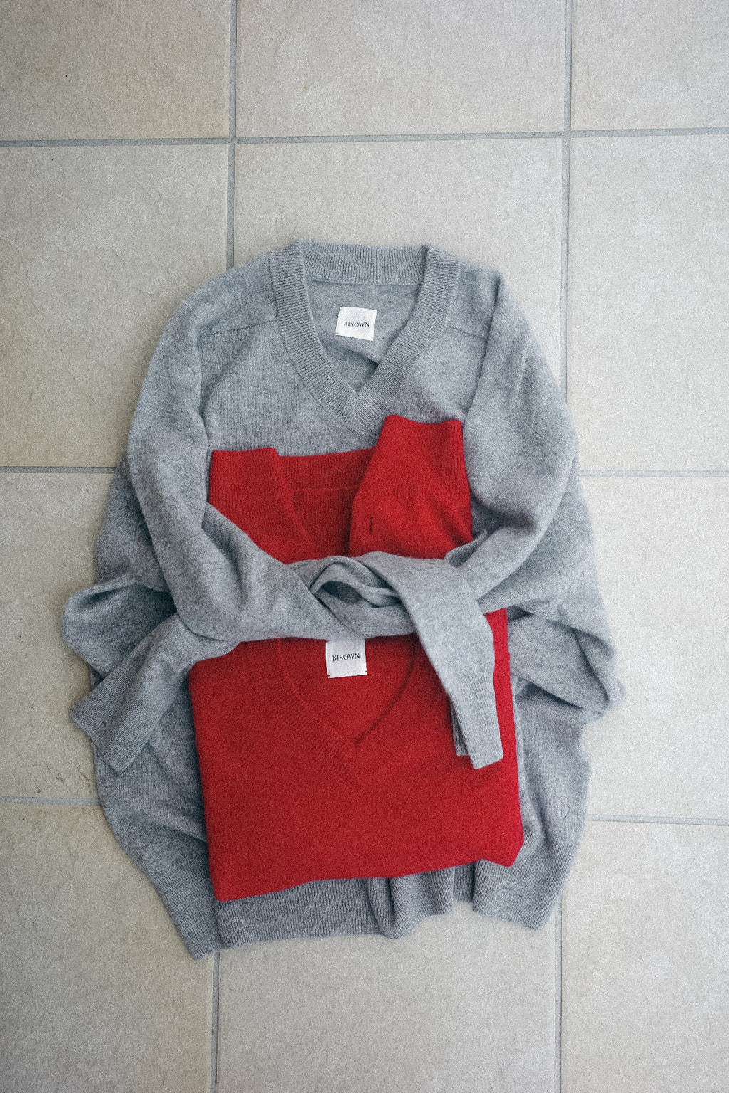 BISOWN CASHMERE B V NECK