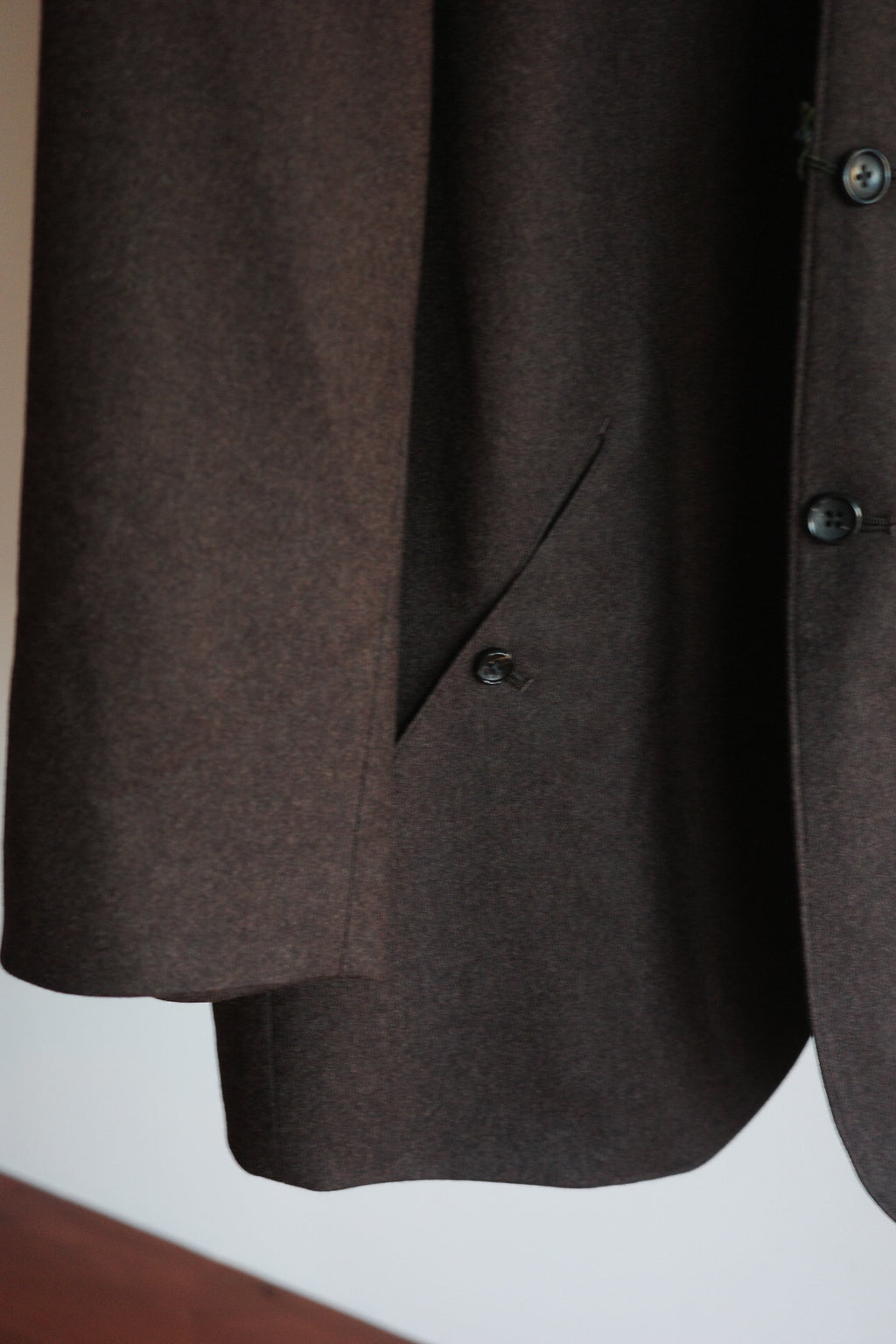 Gorsch Flannel Wool No Collar Jacket