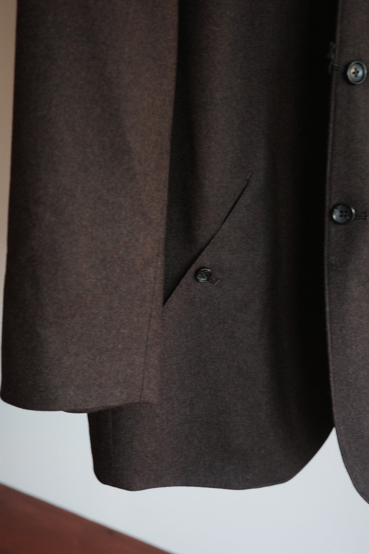 Gorsch Flannel Wool No Collar Jacket