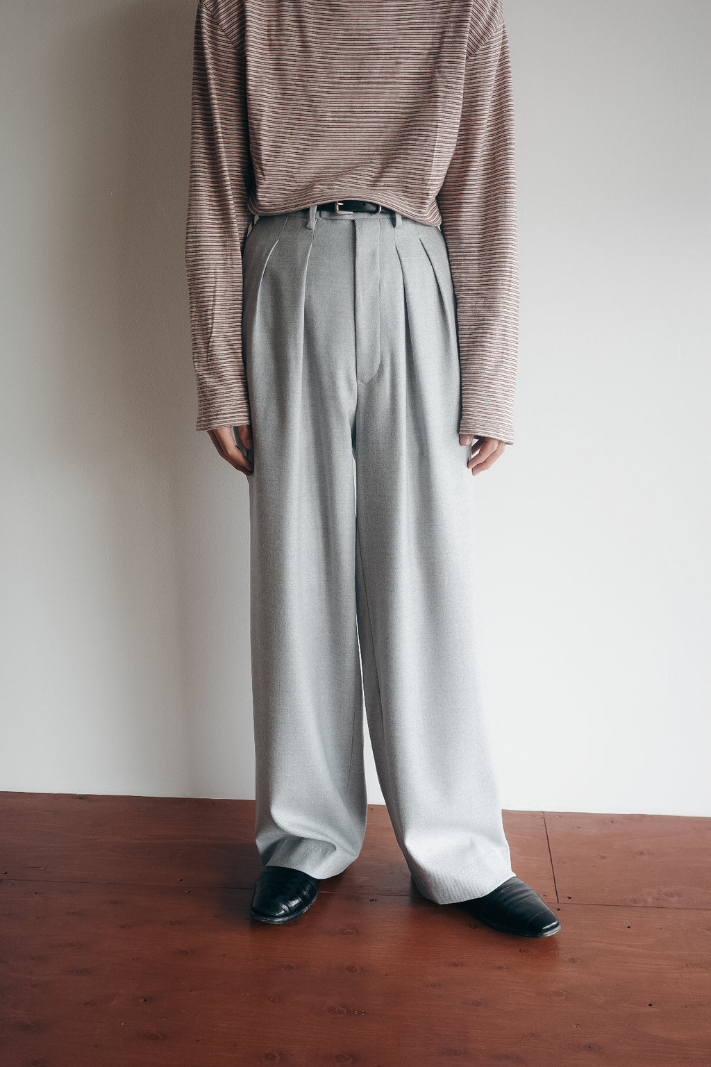 m's braque TUCKED BAGGY PANTS (The BORDER Edit.)