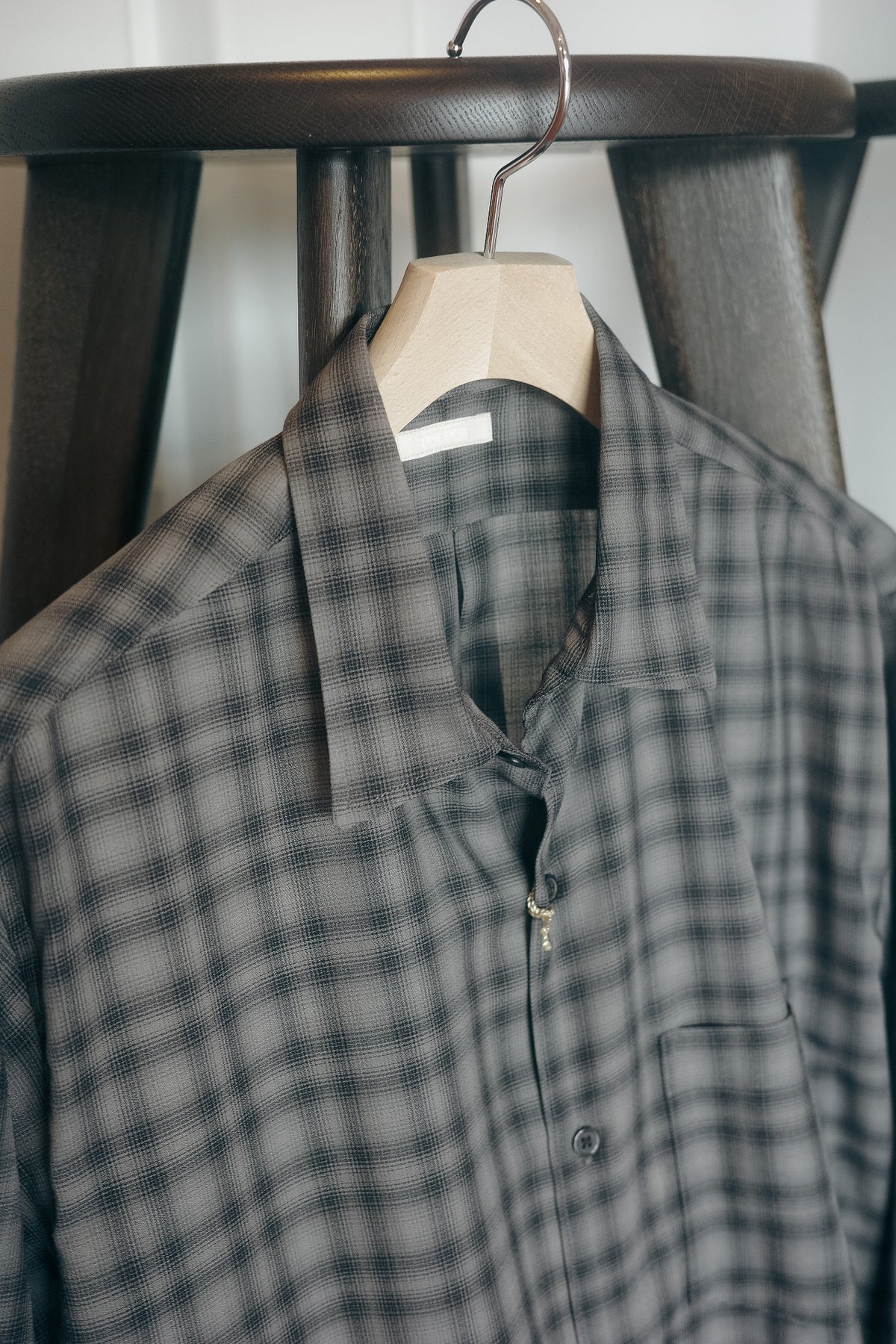 ULTERIOR SUPER LIGHT FADED CHECK SHIRT