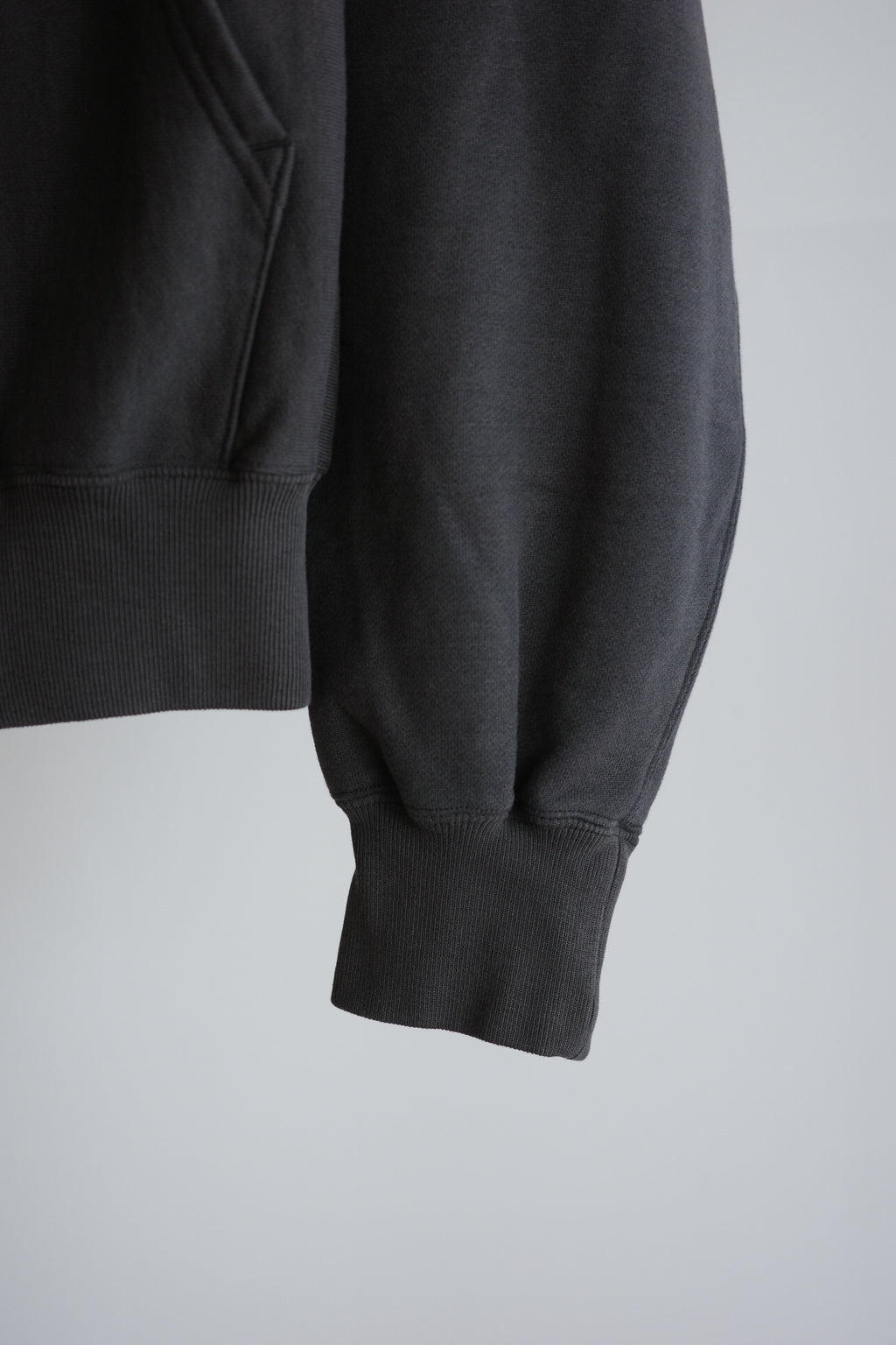 ULTERIOR FADED SILKY TERRY RW ZIP UP PARKA (The BORDER Edit)