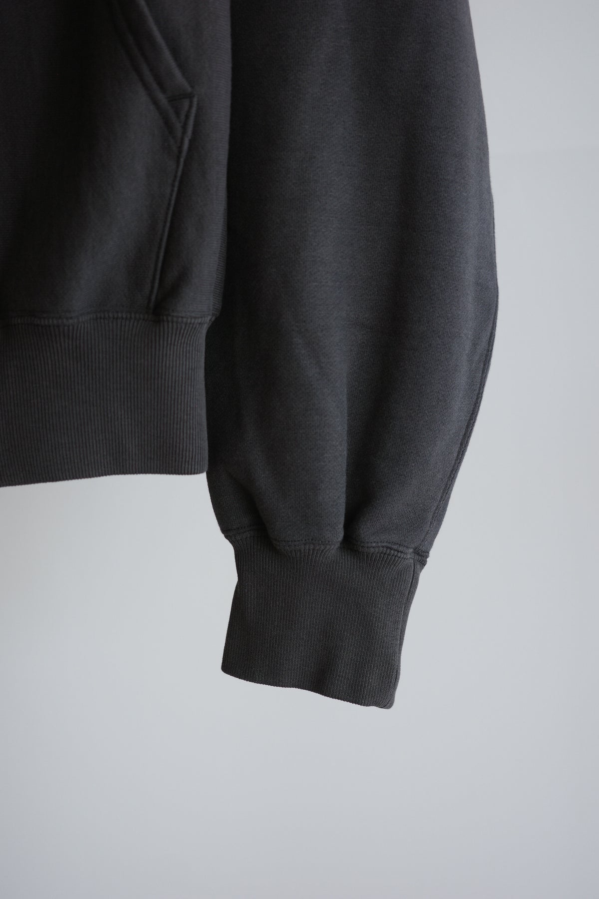 ULTERIOR FADED SILKY TERRY RW ZIP UP PARKA (The BORDER Edit)