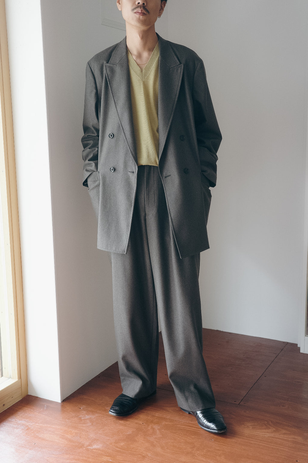 ULTERIOR W/CASH PANAMA CLOTH DB JKT