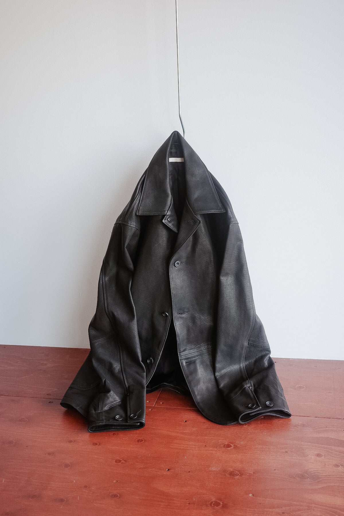 ULTERIOR CALF LEATHER COVERALL JKT