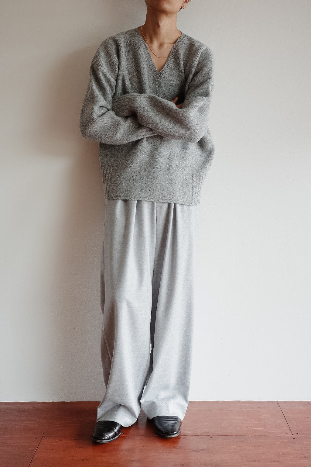 m's braque TUCKED BAGGY PANTS (The BORDER Edit.)