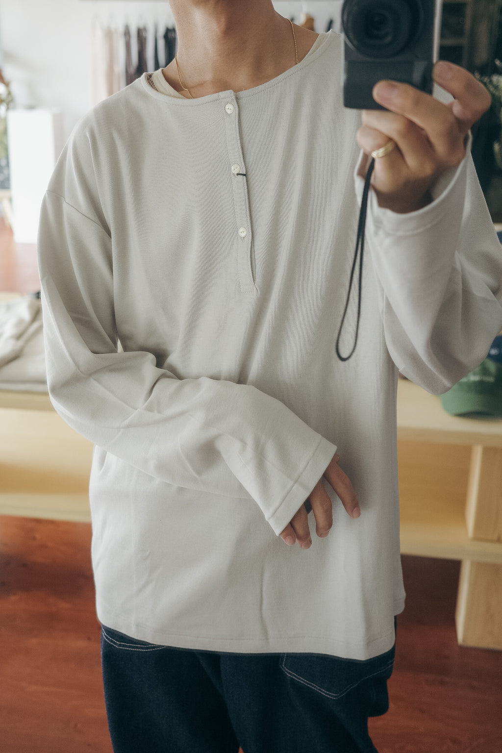 BISOWN CO/CA HENRY NECK CUT&SEWN