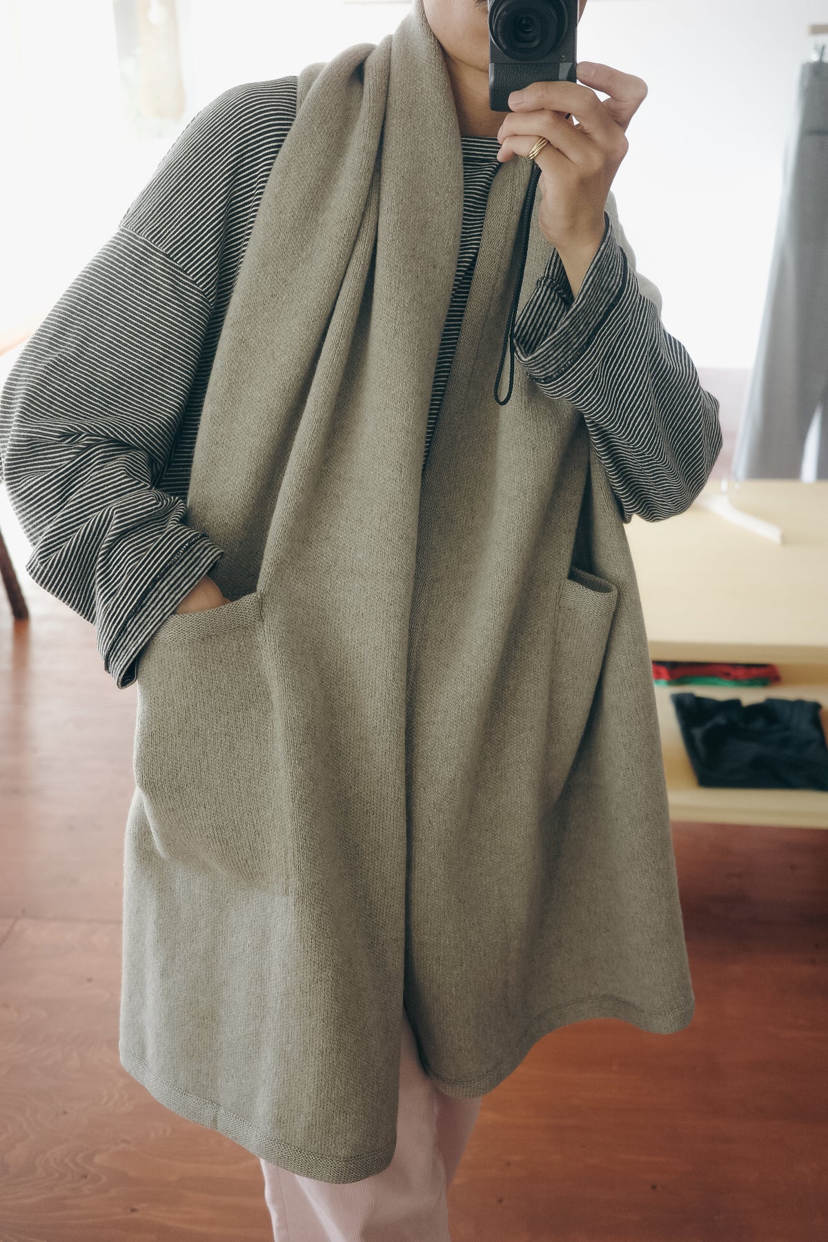 Nikki ESSENTIAL PIECES Felting Wool Over Stole