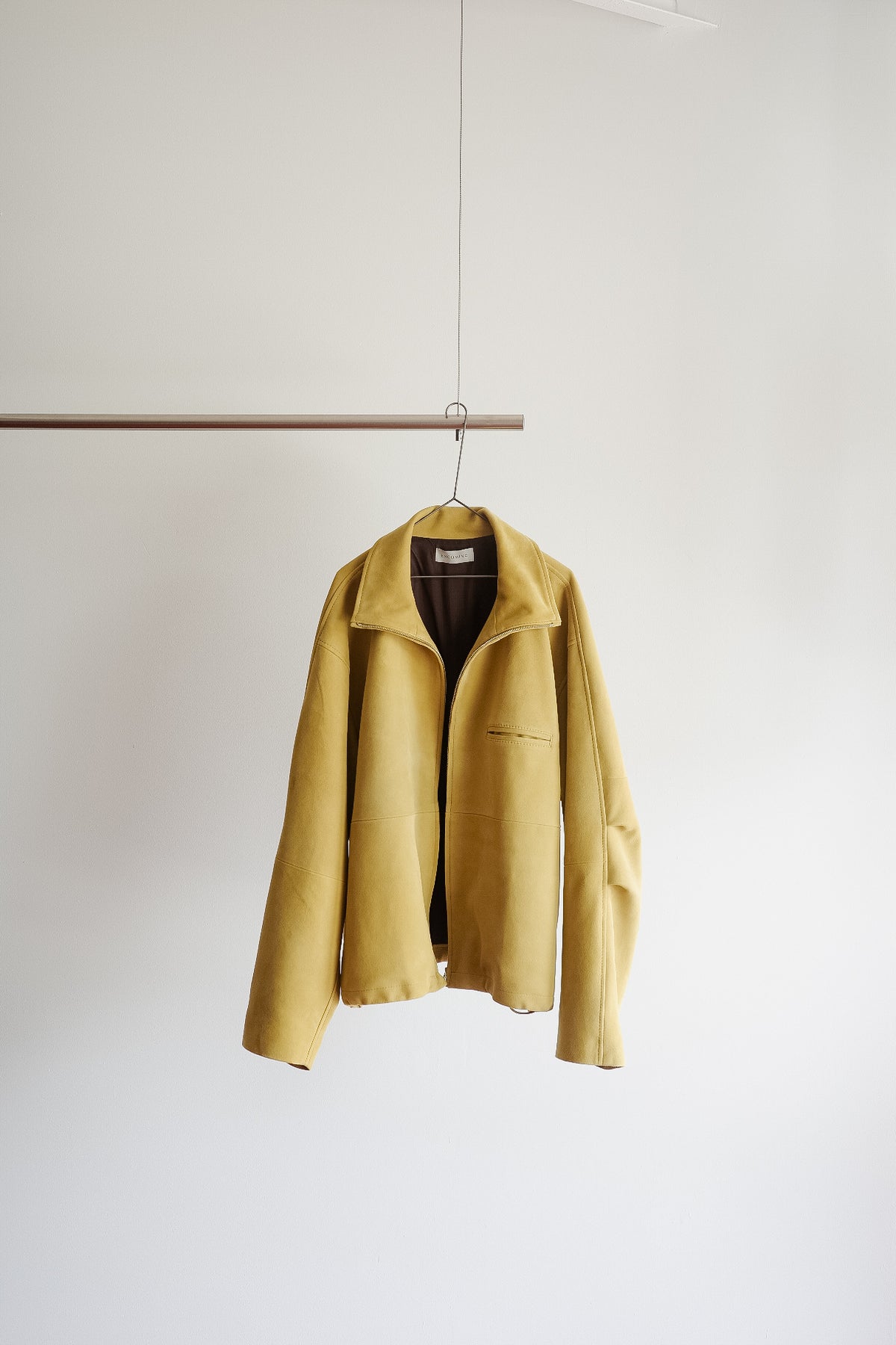 ENCOMING LEATHER FRONT ZIP BLOUSON "Limited"