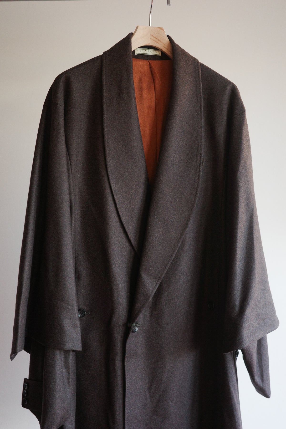 Gorsch Flannel Wool Cape Coat