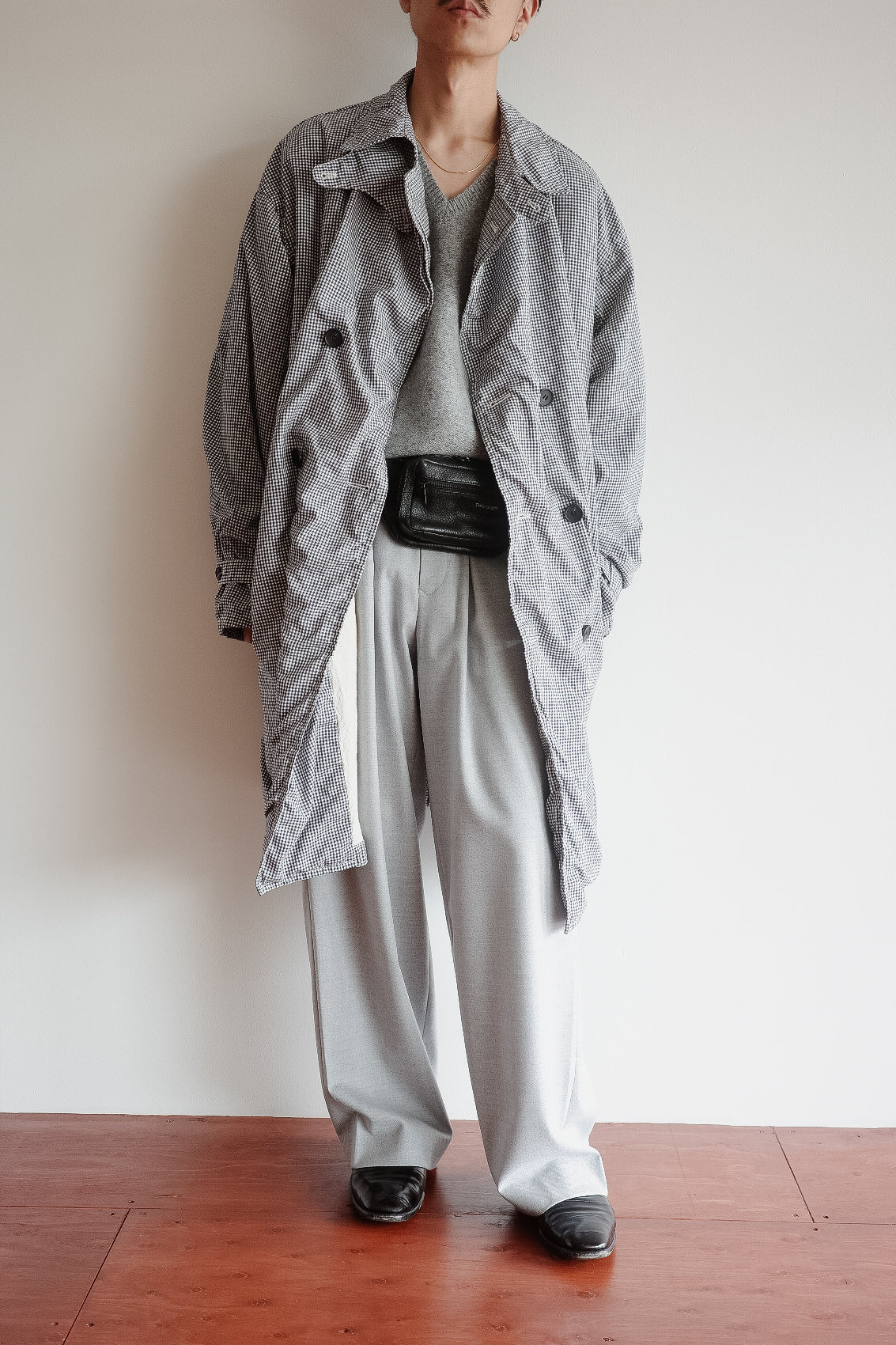 m's braque TUCKED BAGGY PANTS (The BORDER Edit.)