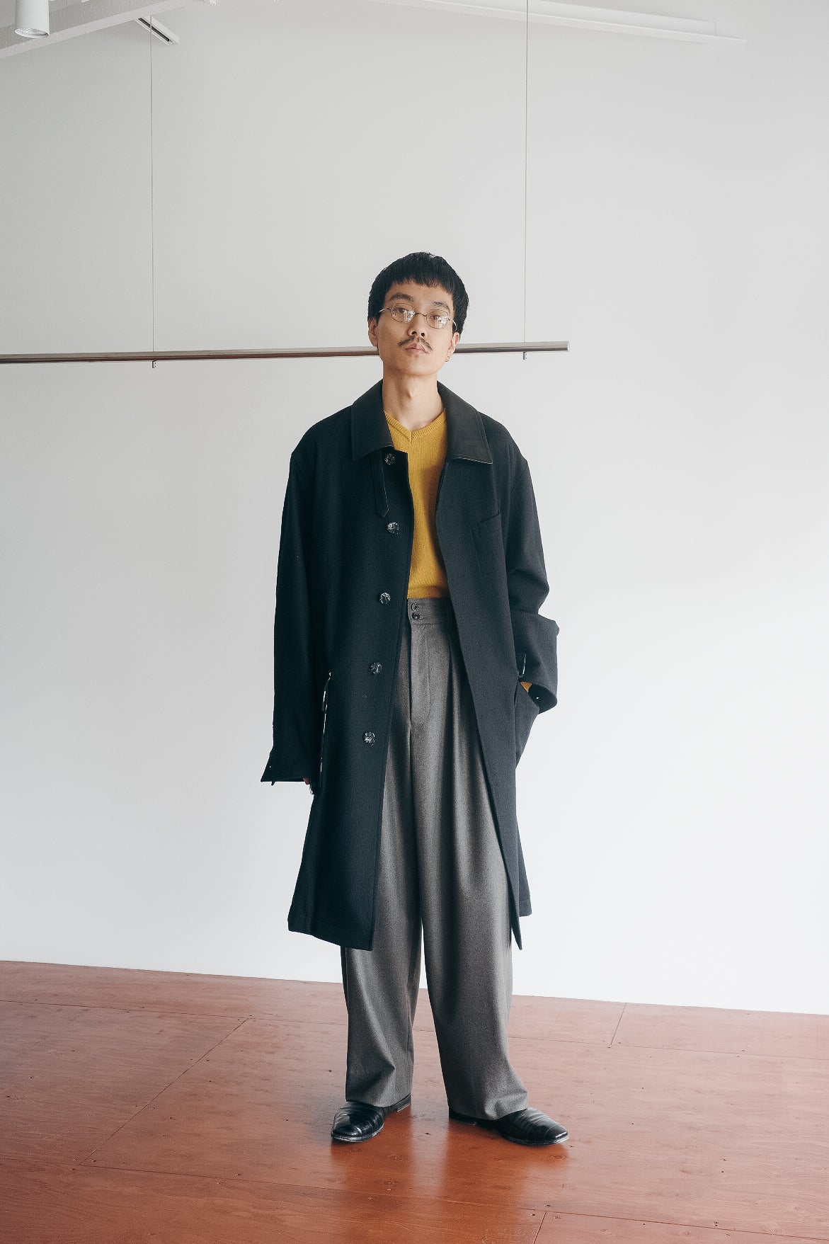 BLACKBIRD bal collar coat