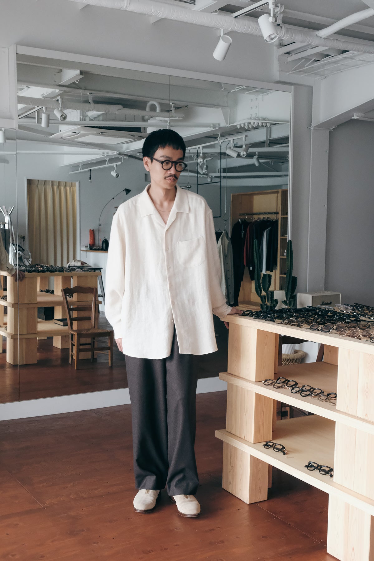 Gorsch Flannel Wool Easy Trousers