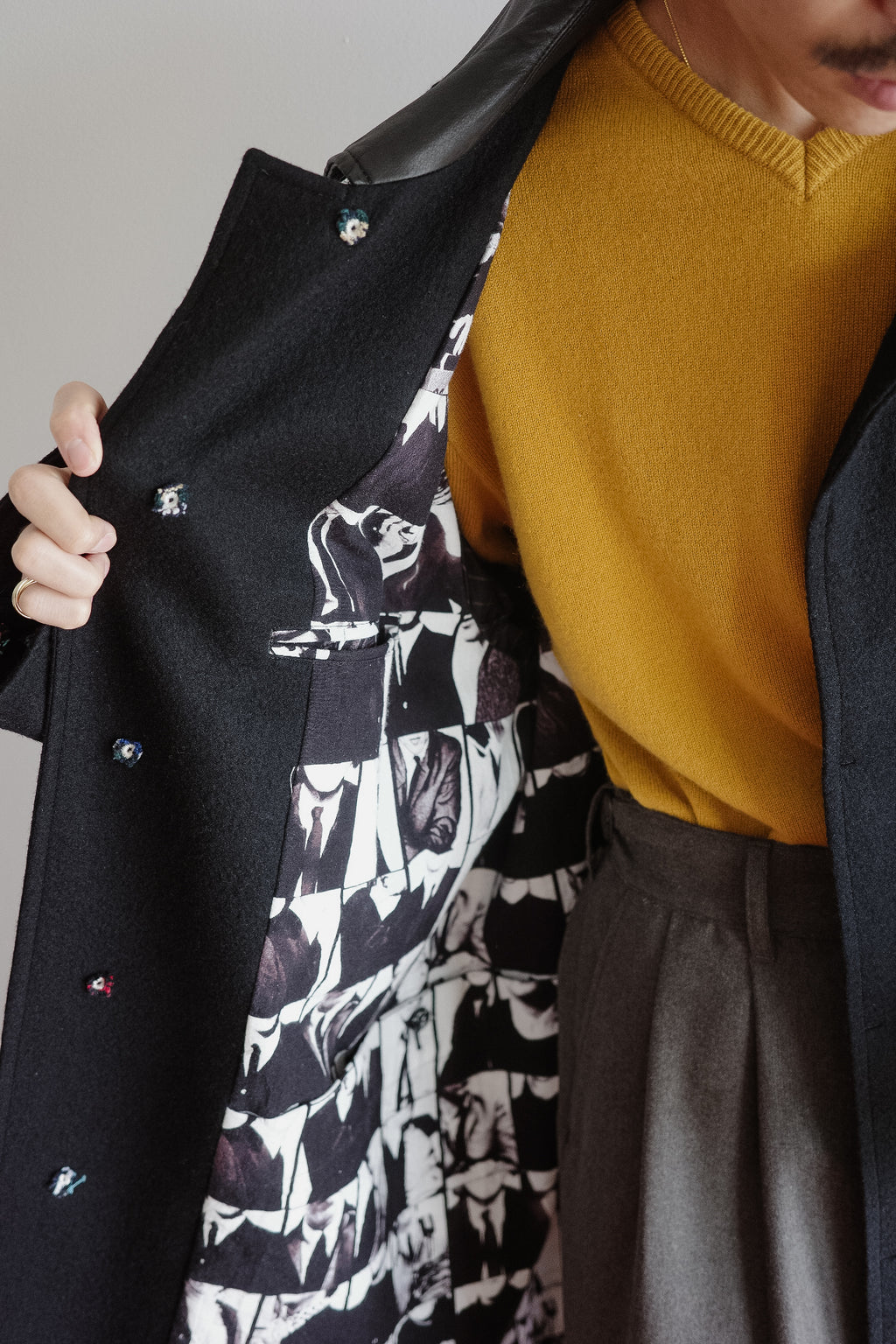 BLACKBIRD bal collar coat