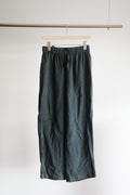 Gorsch Ryukyu Indigo Dyed Brushed Ramie Linen Wool Easy Trousers