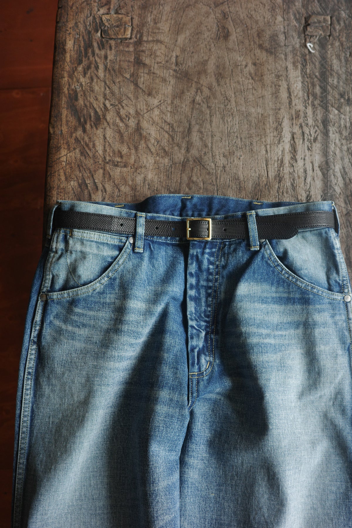 BISOWN LIZARD CLASSIC SQUARE BELT