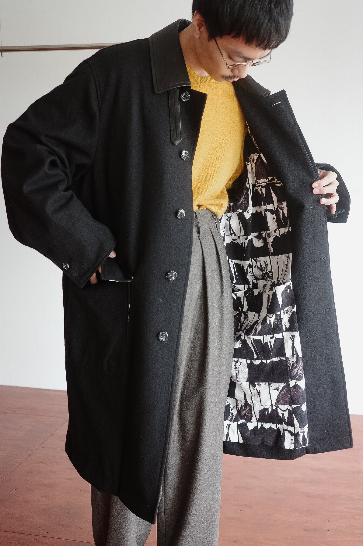 BLACKBIRD bal collar coat
