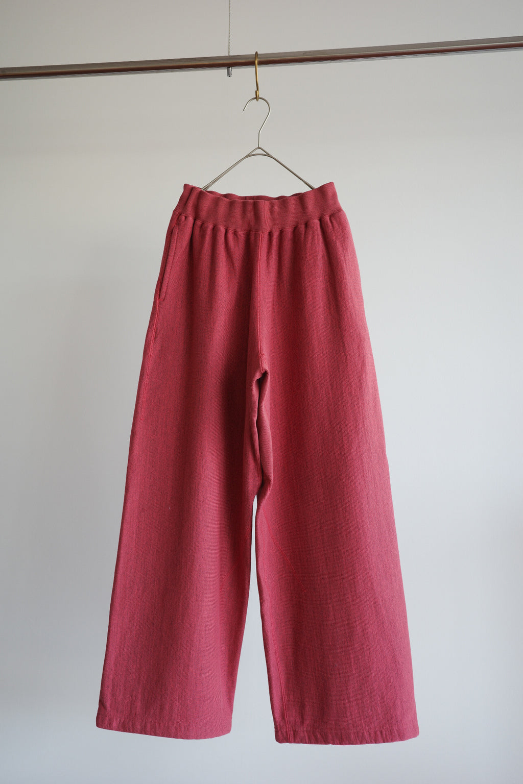 ULTERIOR FADED SILKY TERRY BAGGY SWEAT PANTS (The BORDER Edit.)