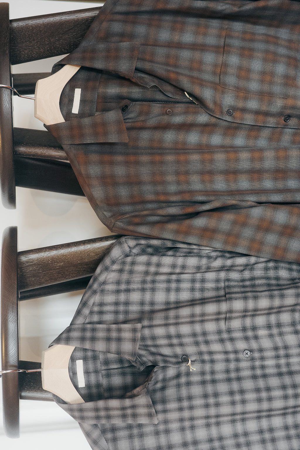 ULTERIOR SUPER LIGHT FADED CHECK SHIRT