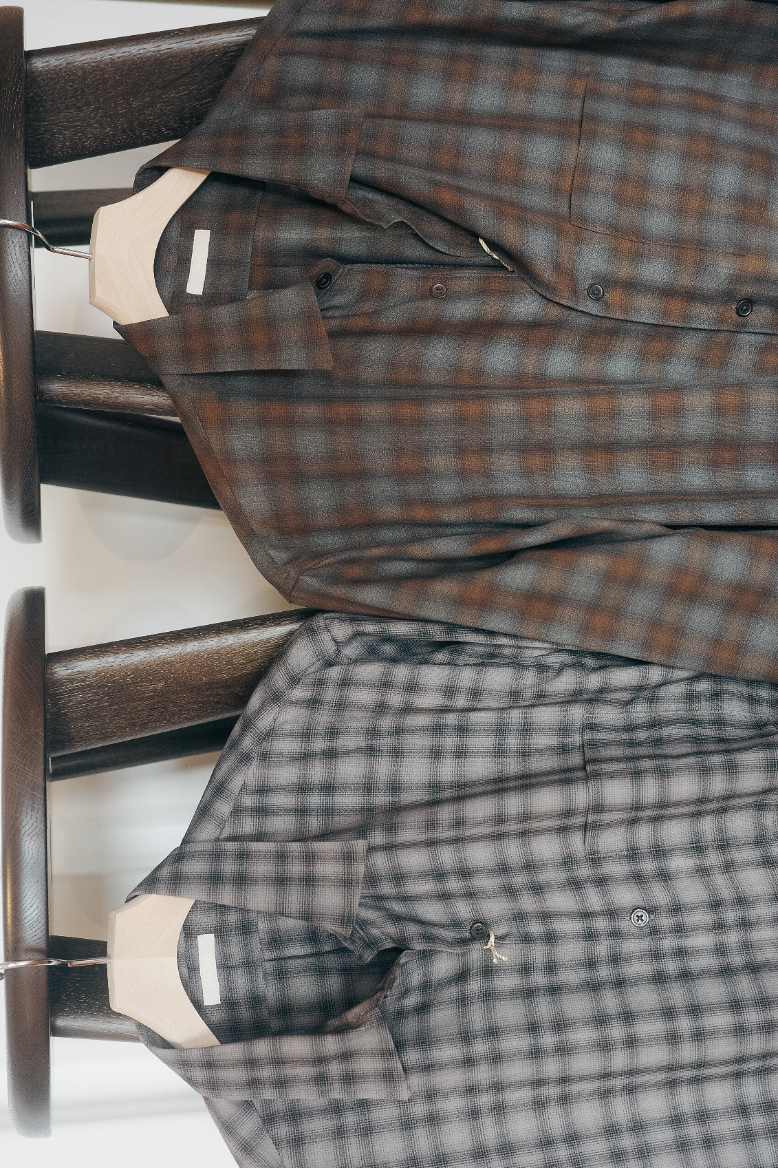ULTERIOR SUPER LIGHT FADED CHECK SHIRT