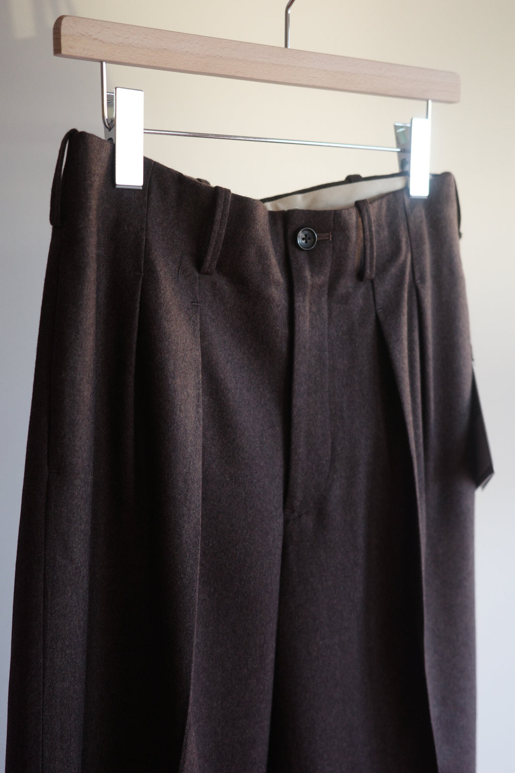Gorsch Flannel Wool Two Tack Trousers