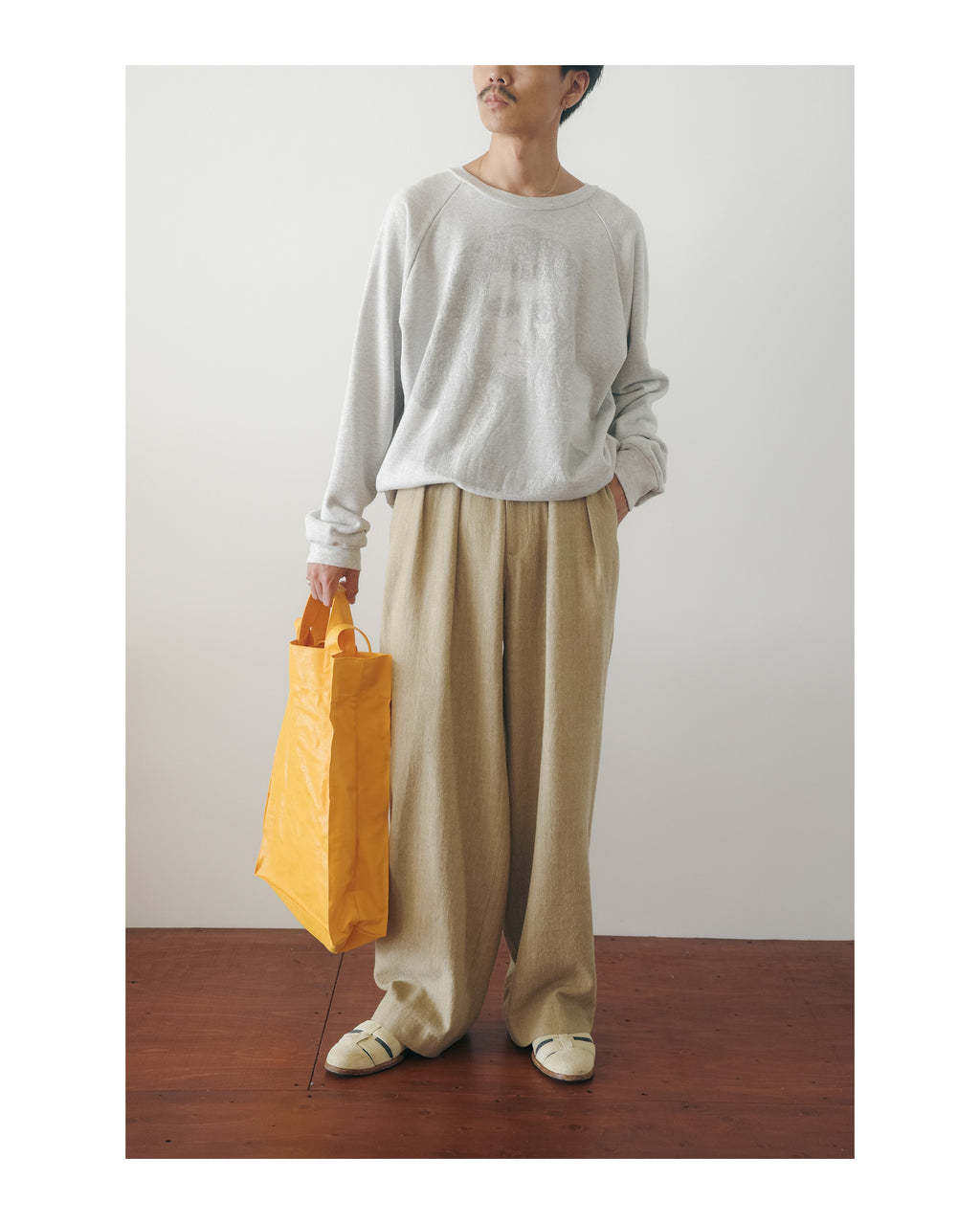 m's braque TUCKED BAGGY PANTS (The BORDER Edit.)