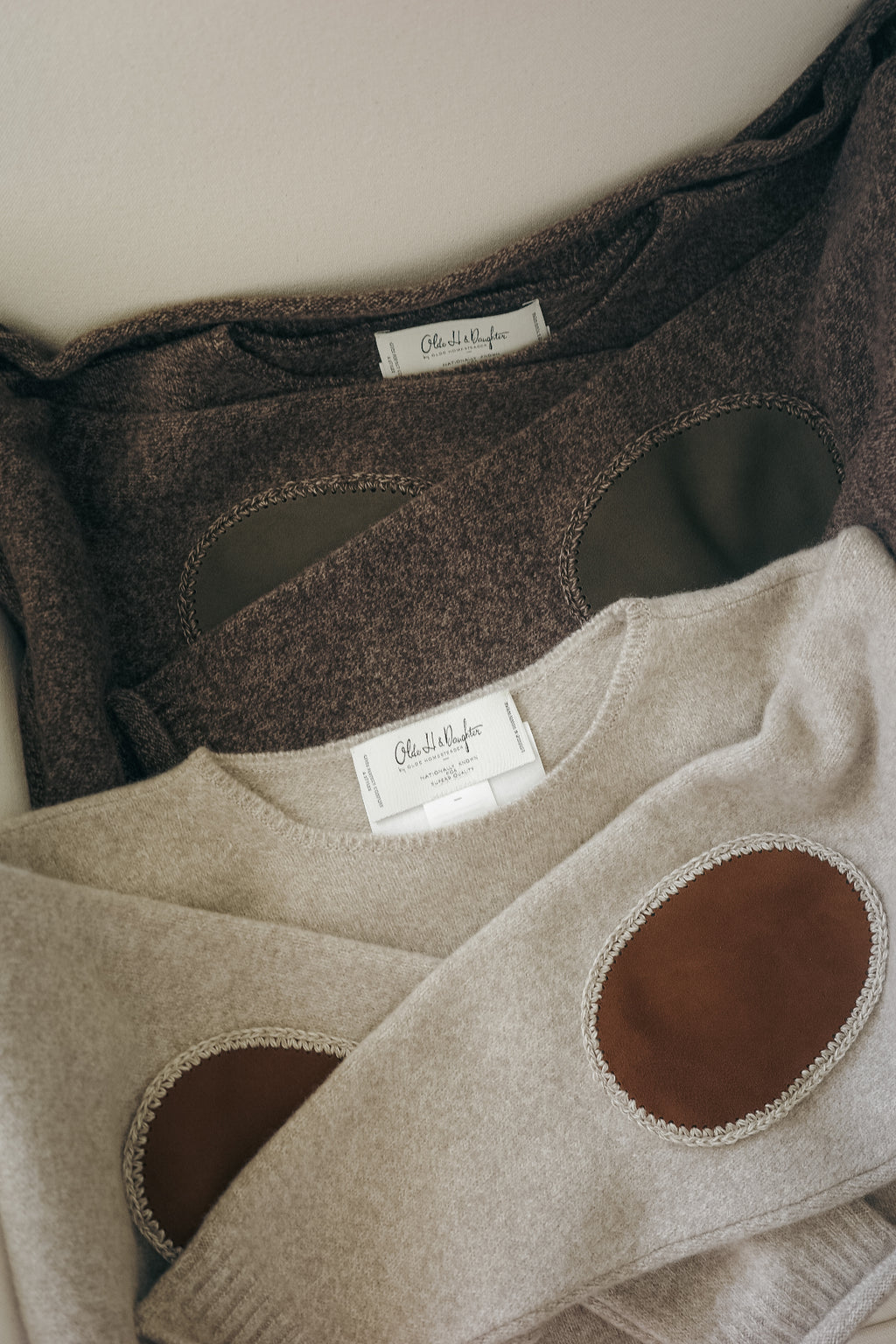 Olde H & Daughter WOOL/CASHMERE BOAT NECK P/O