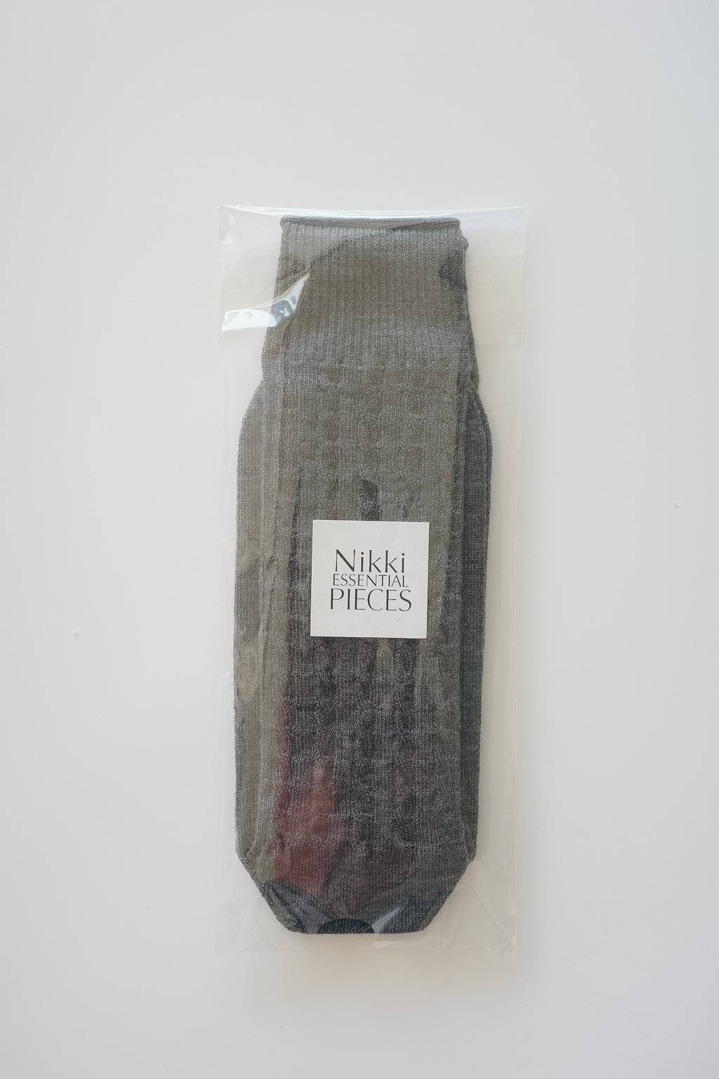 Nikki ESSENTIAL PIECES Wool Cable Stiitch Socks