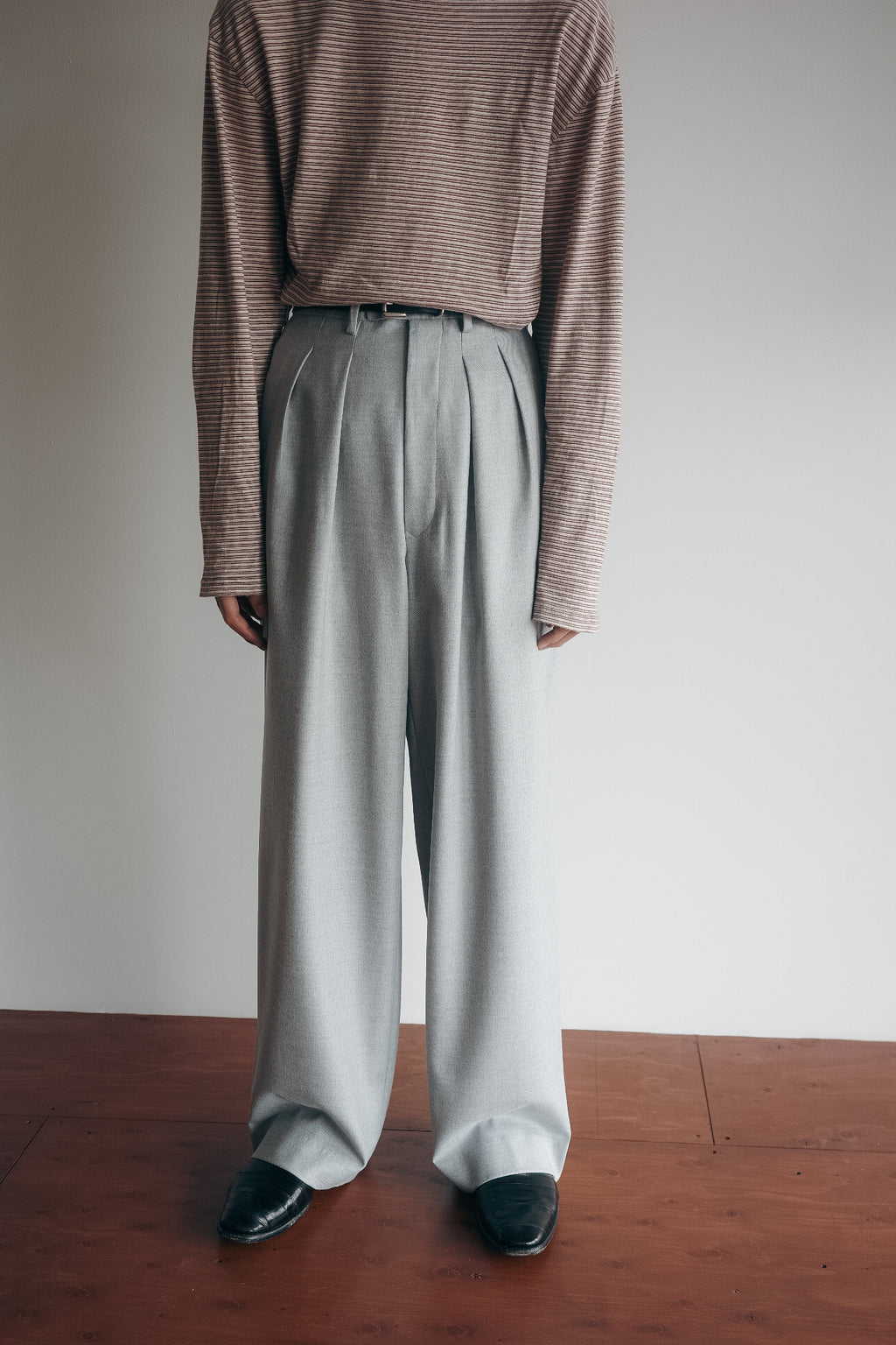 m's braque TUCKED BAGGY PANTS (The BORDER Edit.)