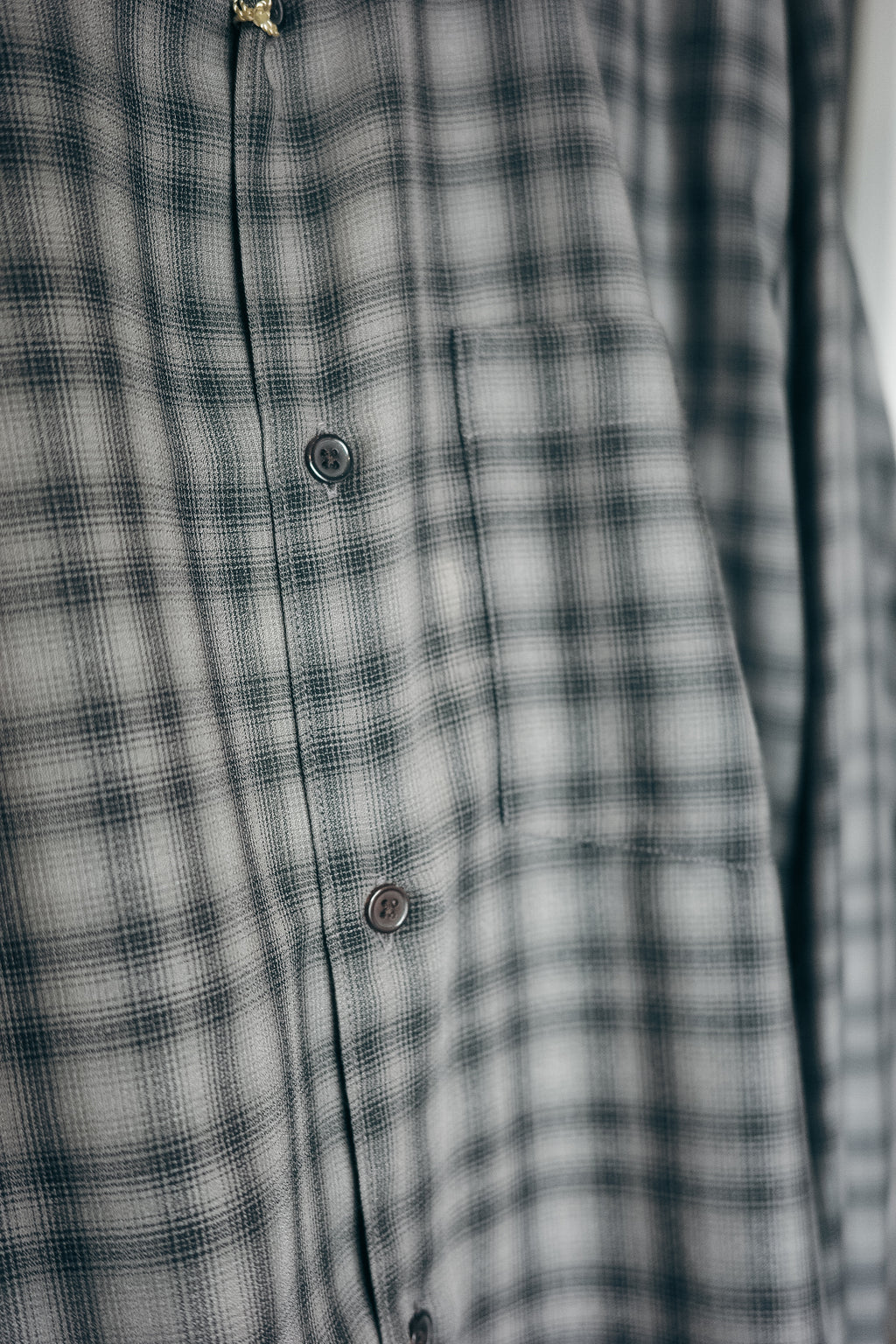 ULTERIOR SUPER LIGHT FADED CHECK SHIRT
