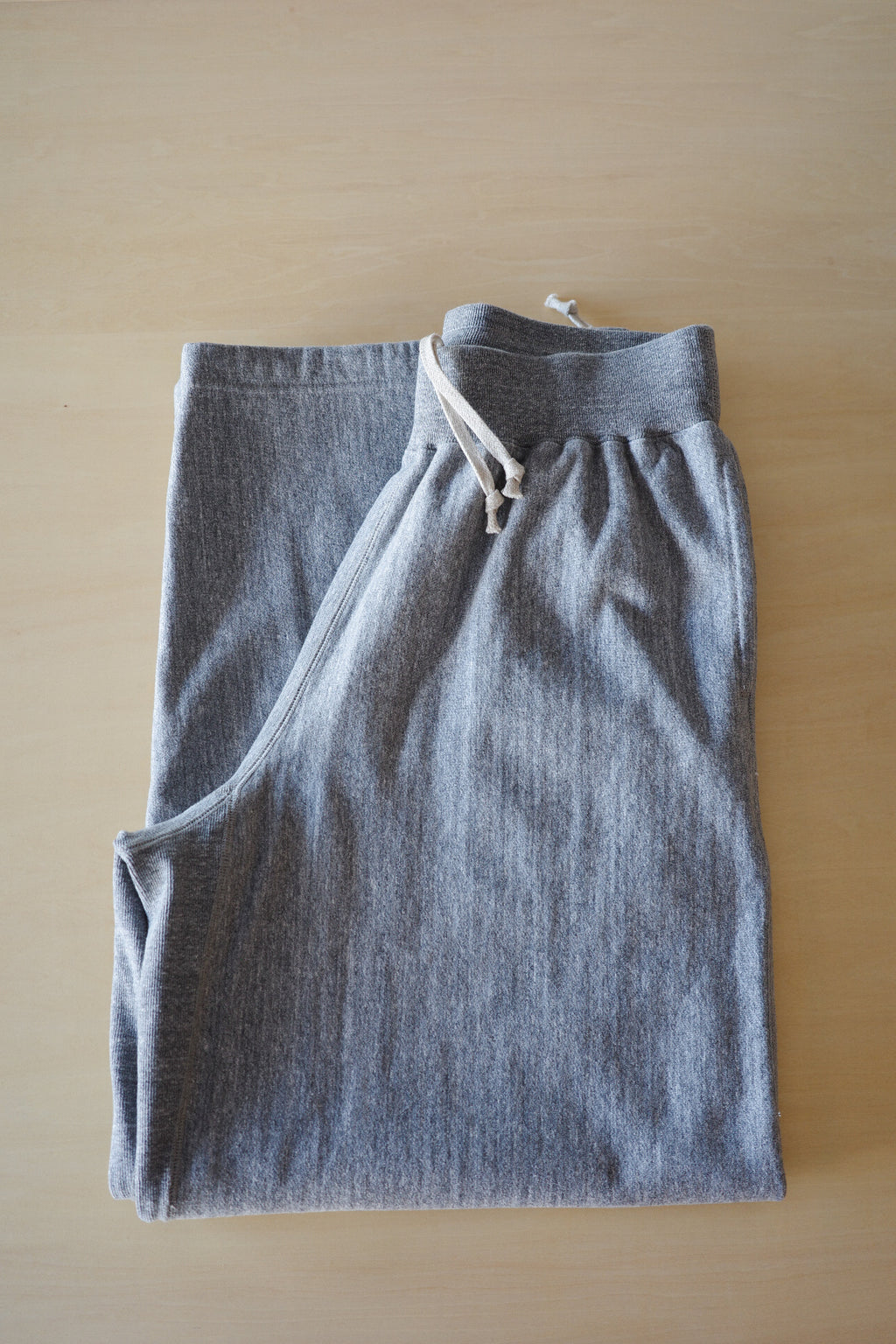 ULTERIOR FADED SILKY TERRY BAGGY SWEAT PANTS (The BORDER Edit.)