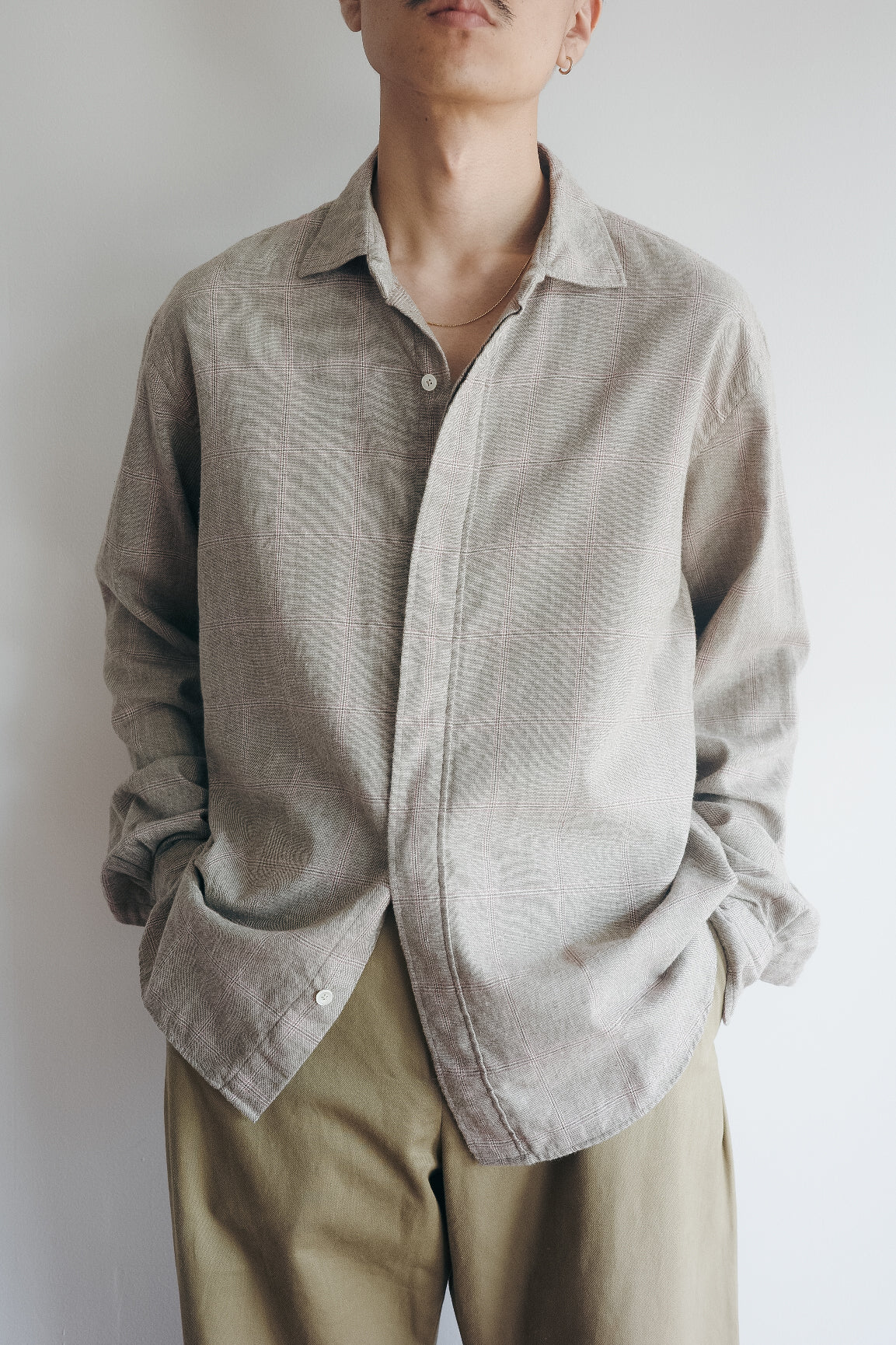 ARGILE Shirt（Check）/ Hand Stitch