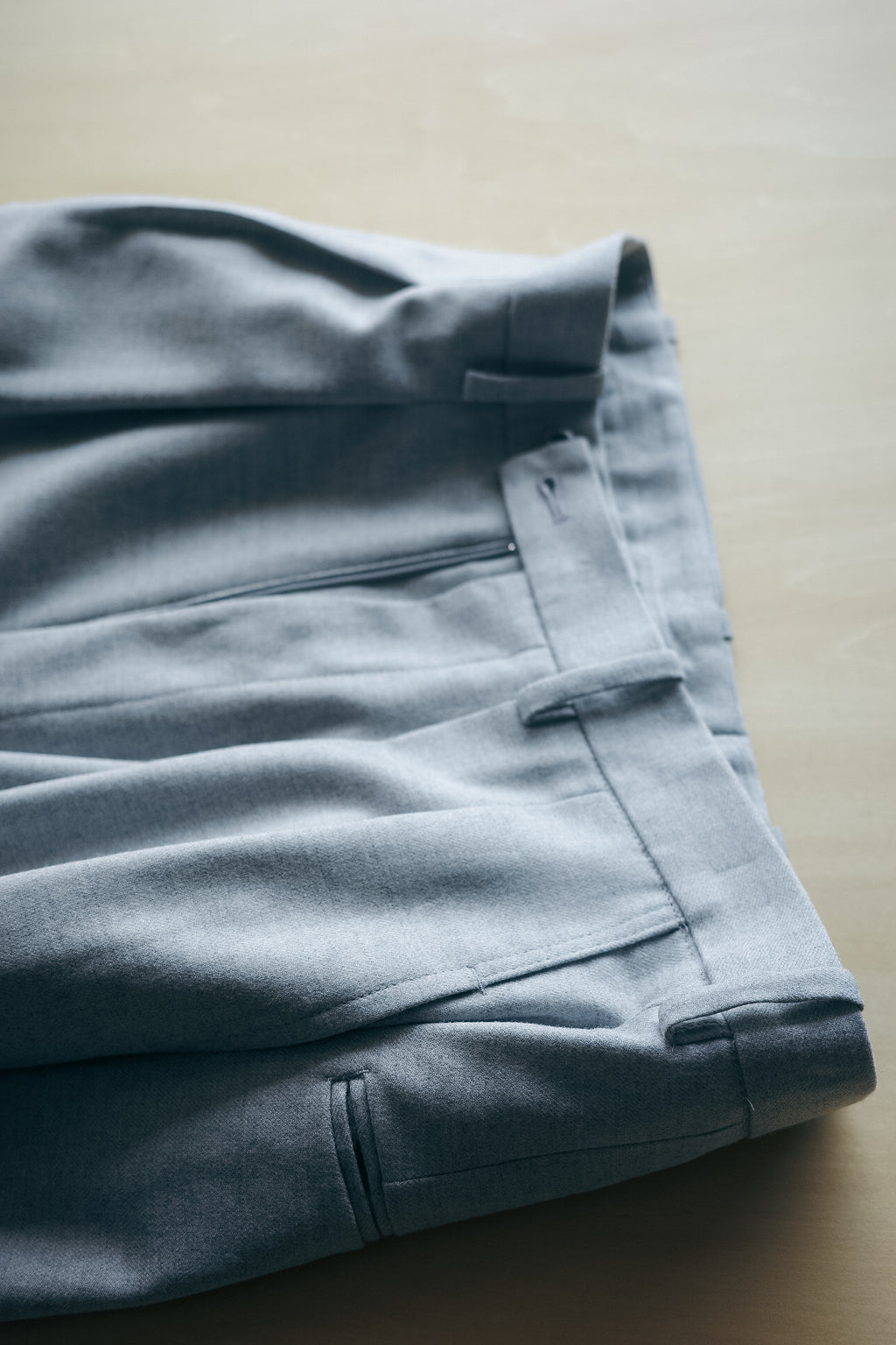 m's braque TUCKED BAGGY PANTS (The BORDER Edit.)