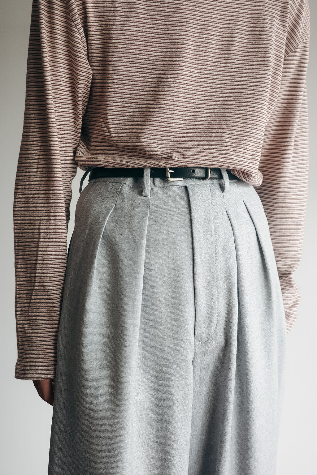 m's braque TUCKED BAGGY PANTS (The BORDER Edit.)