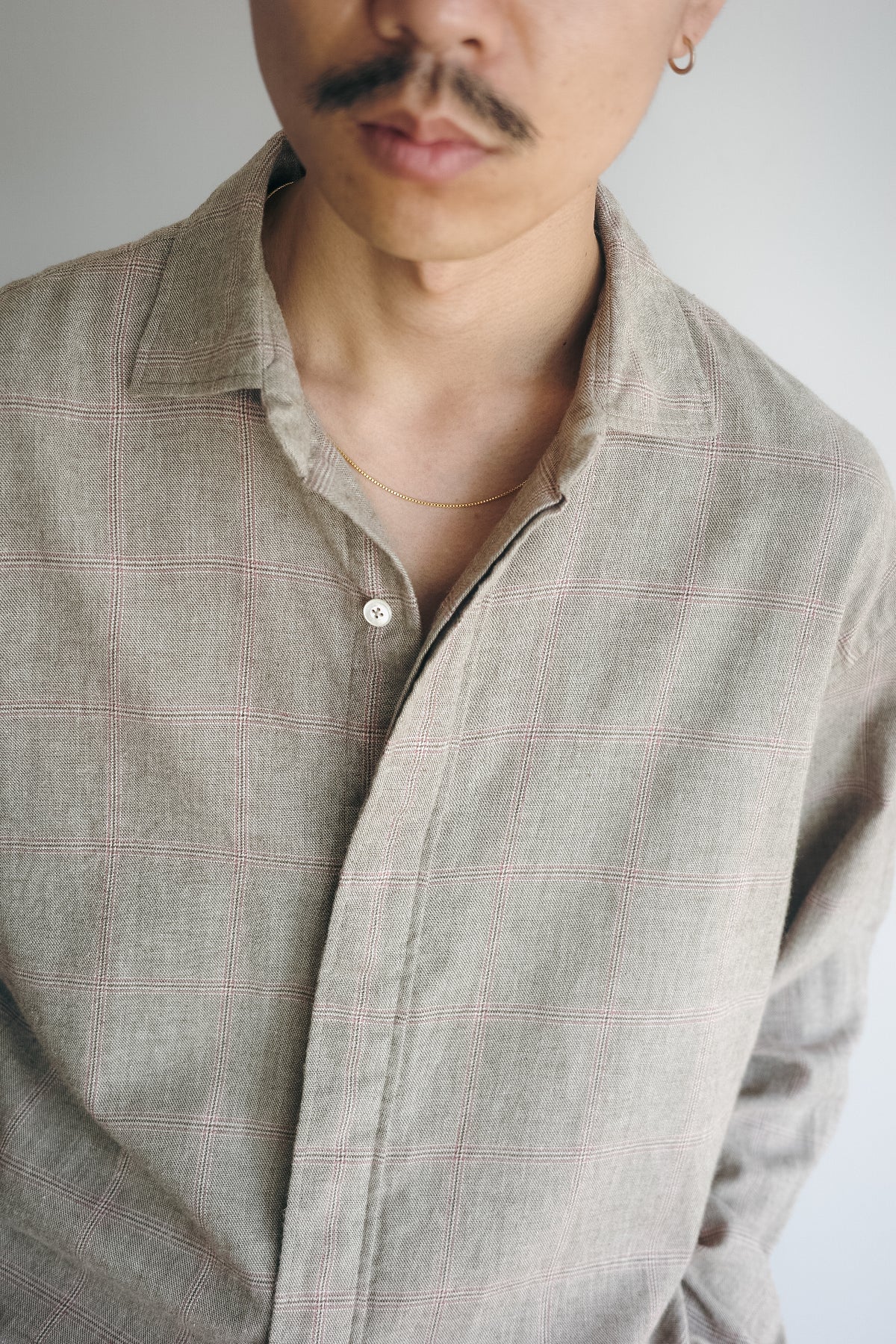 ARGILE Shirt（Check）/ Hand Stitch