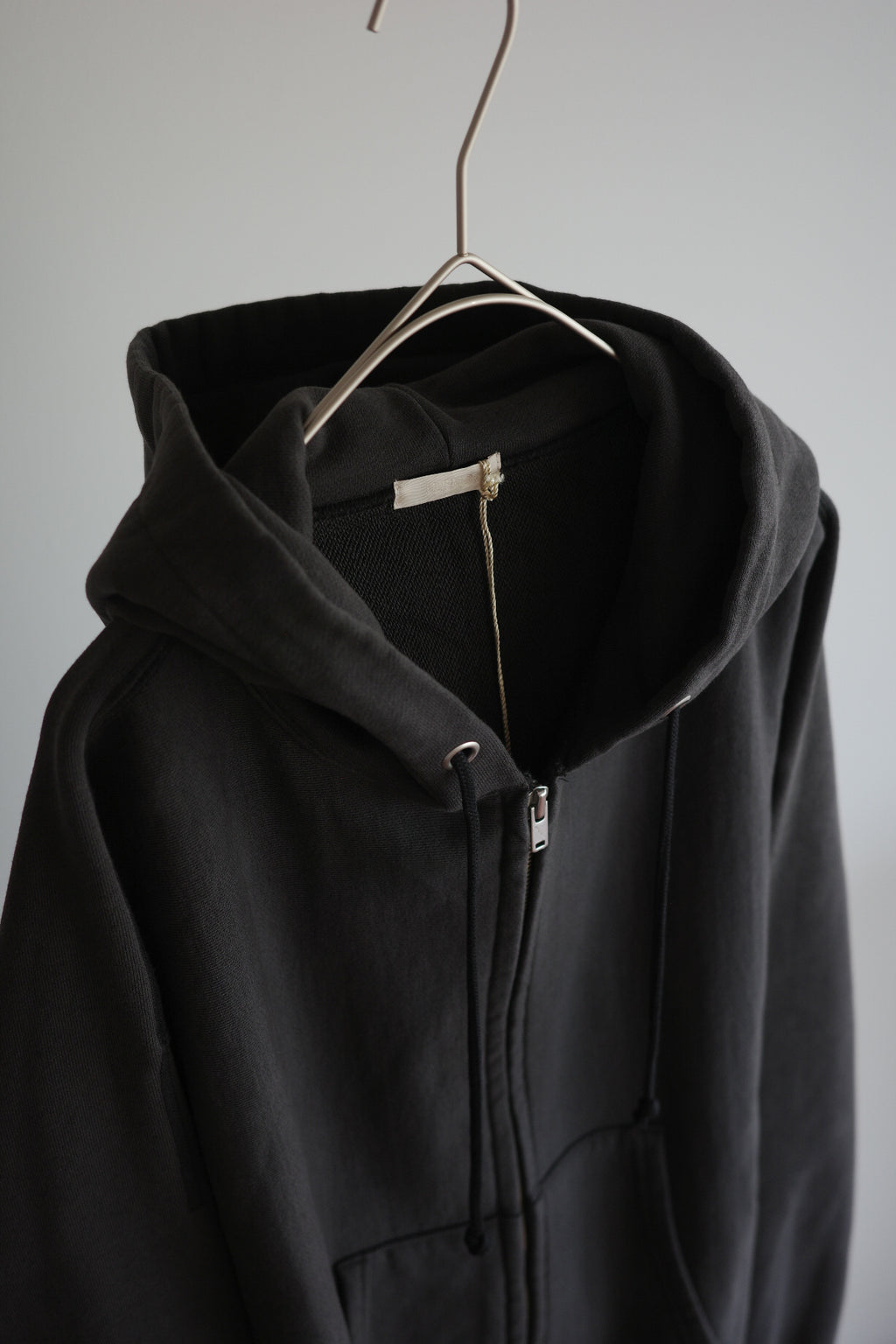 ULTERIOR FADED SILKY TERRY RW ZIP UP PARKA (The BORDER Edit)