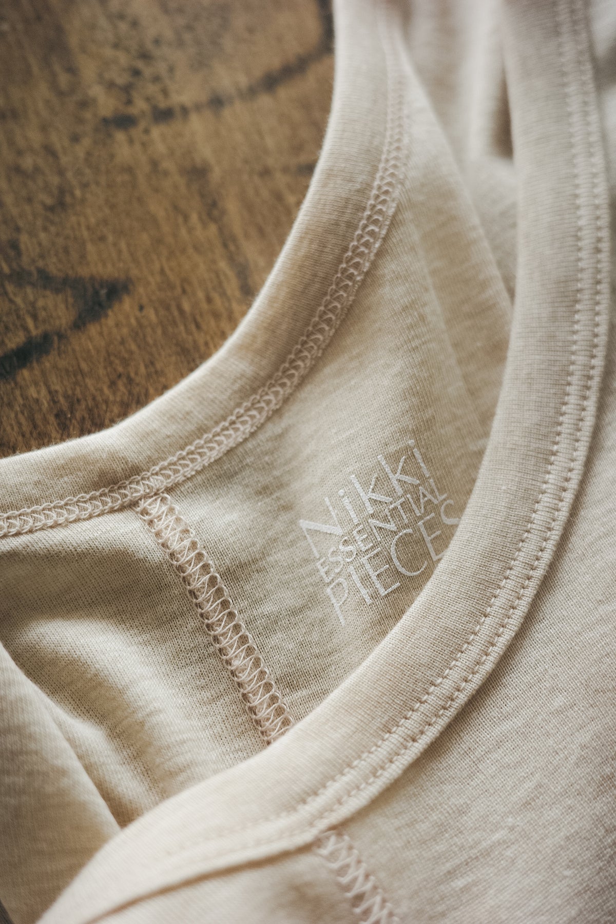 Nikki ESSENTIAL PIECES Giza Cotton Fraise Stitch Tank Top (The BORDER Edit.)