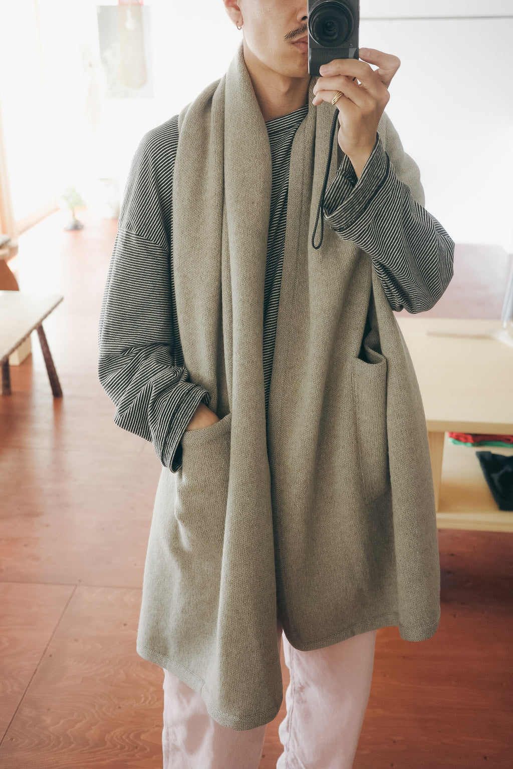Nikki ESSENTIAL PIECES Felting Wool Over Stole