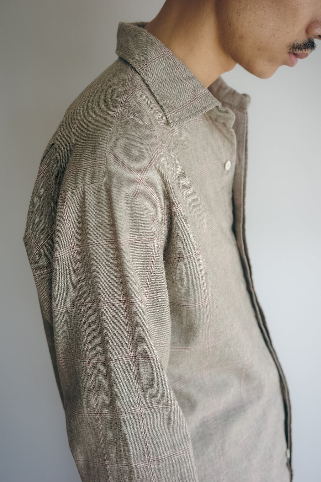 ARGILE Shirt（Check）/ Hand Stitch