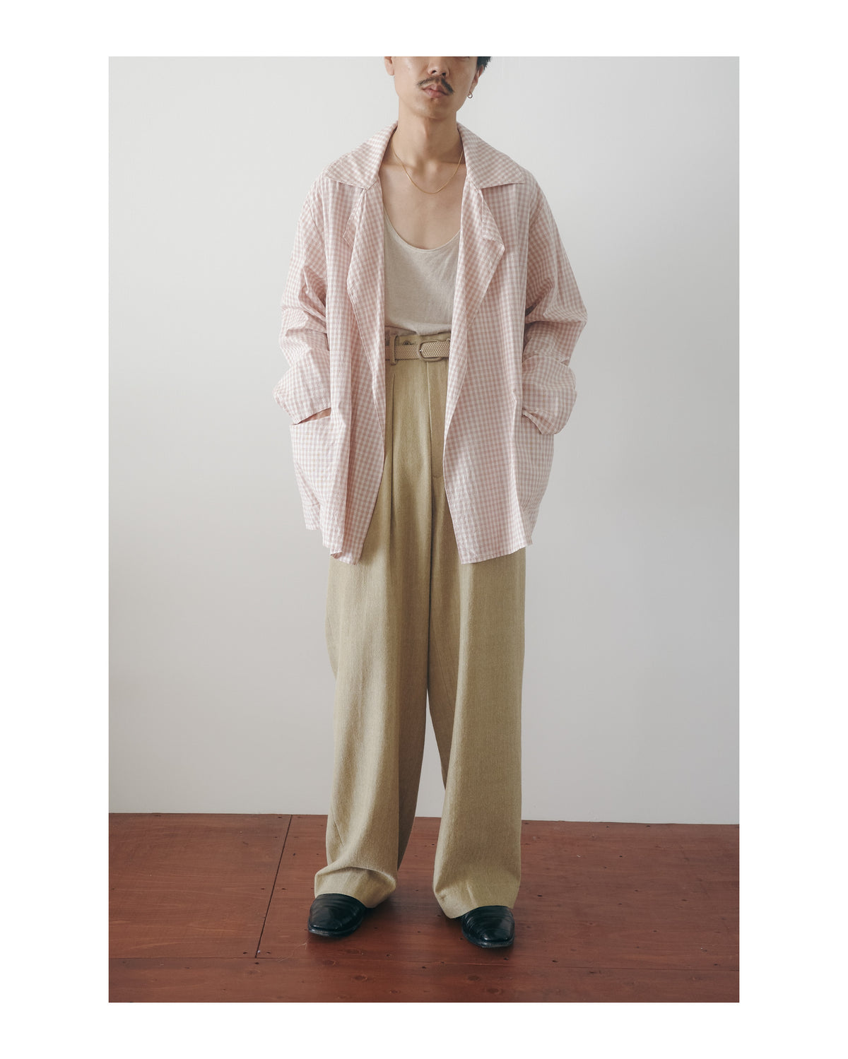 m's braque TUCKED BAGGY PANTS (The BORDER Edit.)