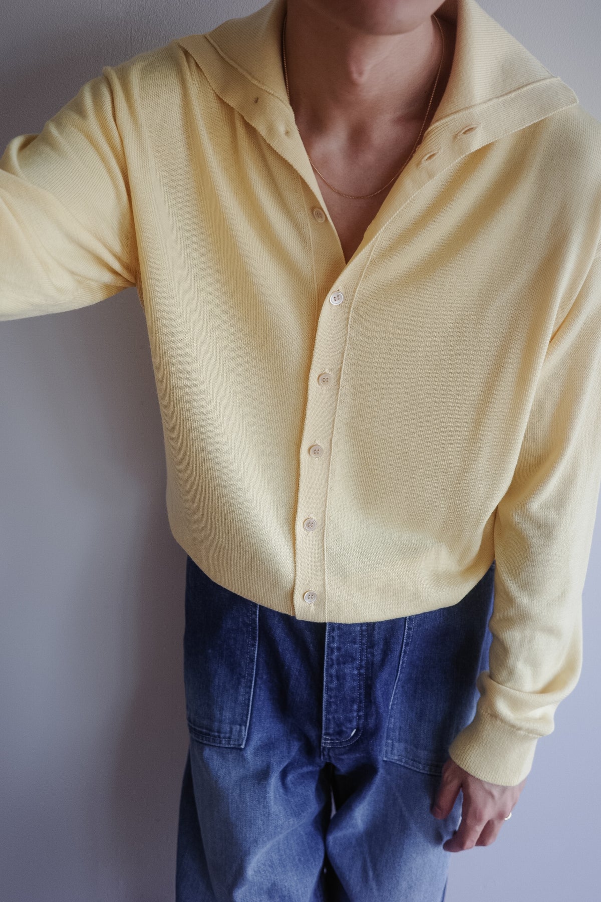 Ernie Palo Polo Knit Cardigan