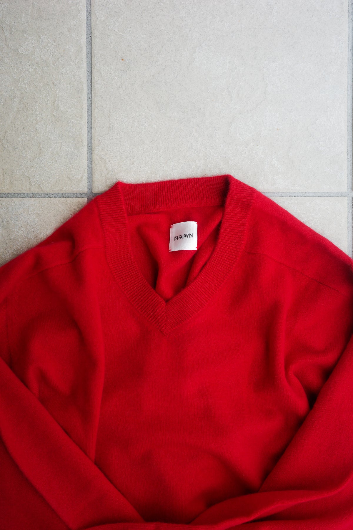 BISOWN CASHMERE B V NECK