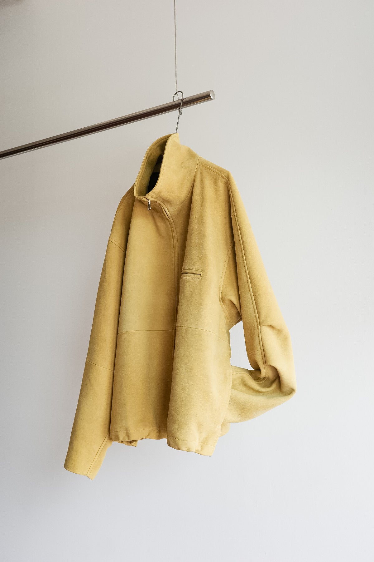 ENCOMING LEATHER FRONT ZIP BLOUSON "Limited"