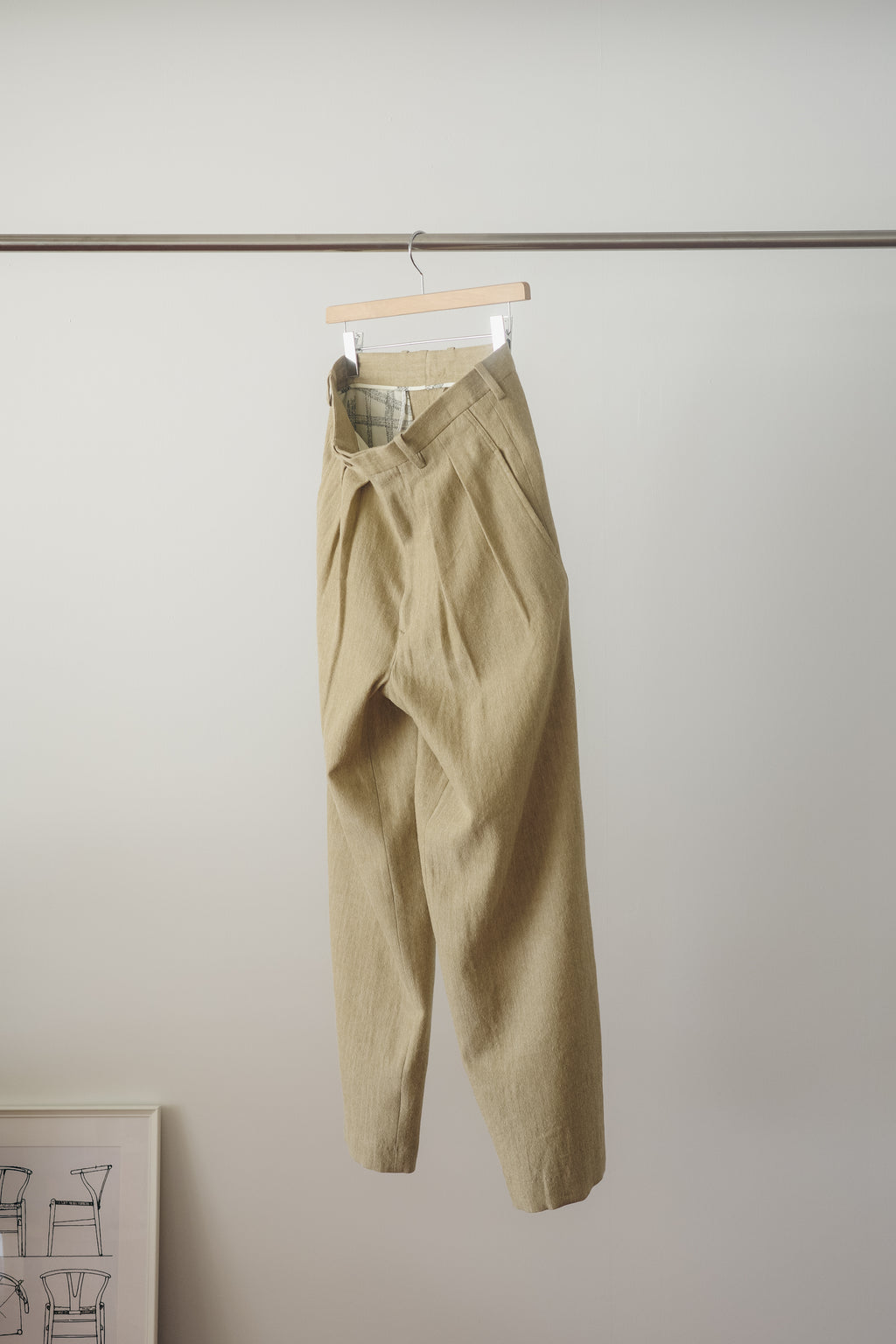m's braque TUCKED BAGGY PANTS (The BORDER Edit.)
